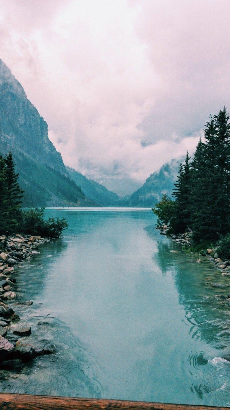 750x1334 Hồ Louise Alberta Canada Hình nền iPhone 6