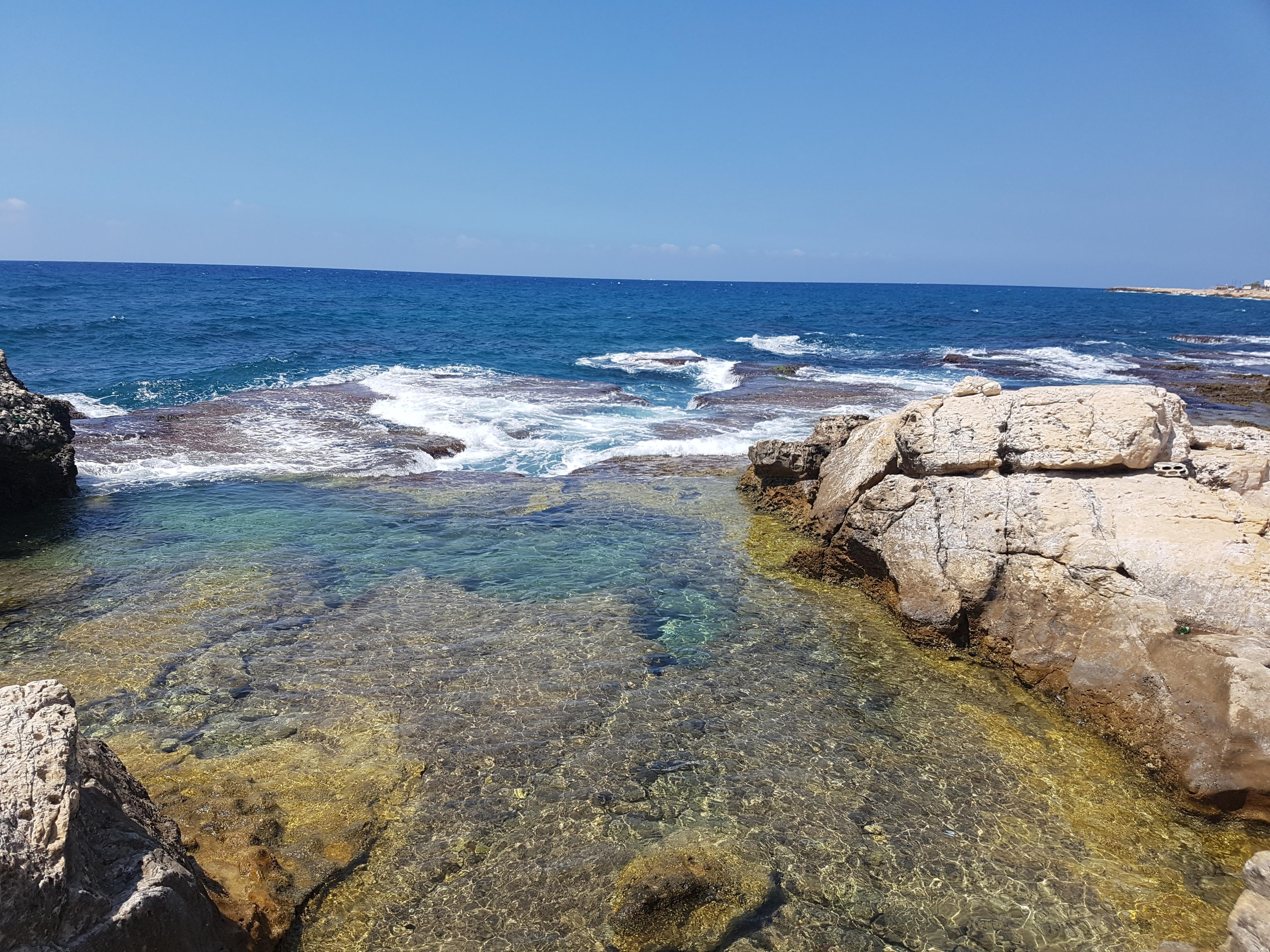 4032x3024 The Sweet Water Beach in Batroun, Lebanon. Al Helwi