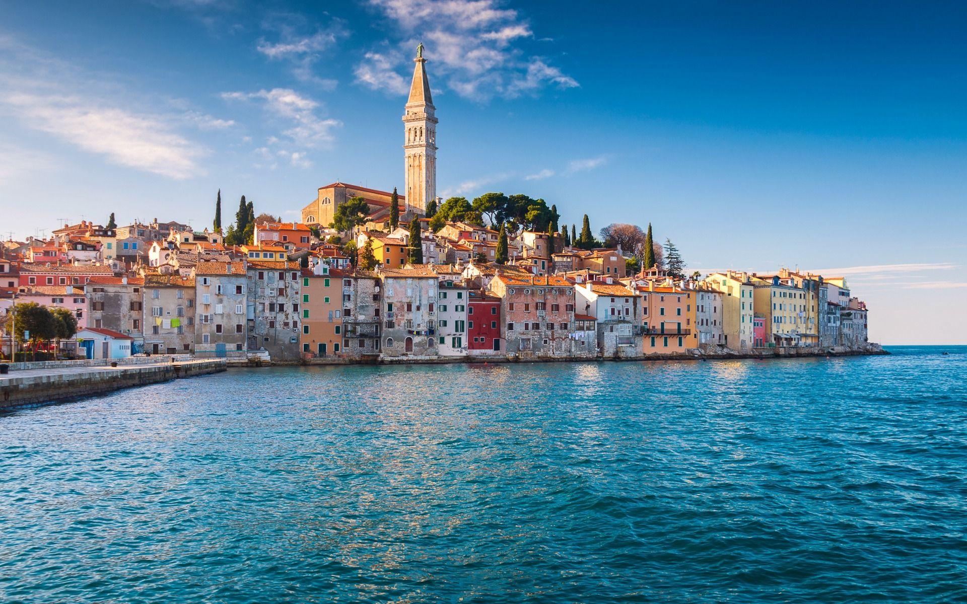 1920x1200 Download wallpaper Rovinj, Adriatic Sea, Croatia, Summer
