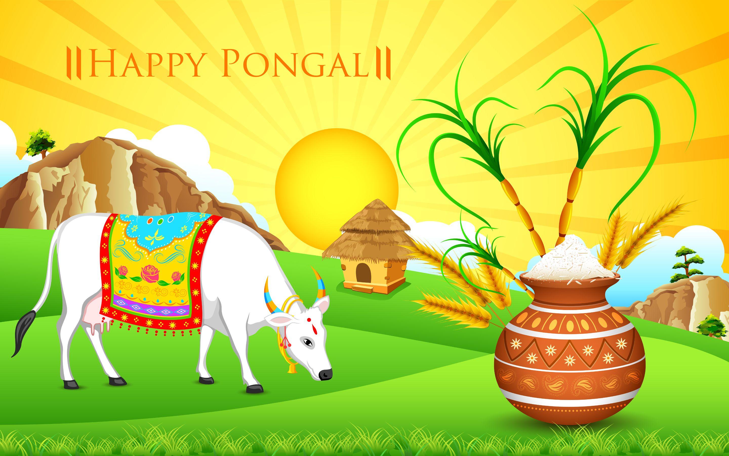 2880x1800 Pongal Festival Wallpaper