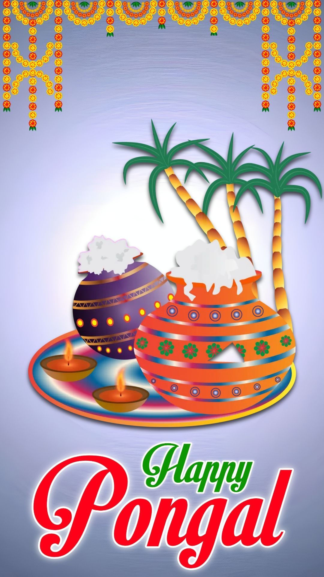 1080x1920 Pongal Wishes Wallpaper