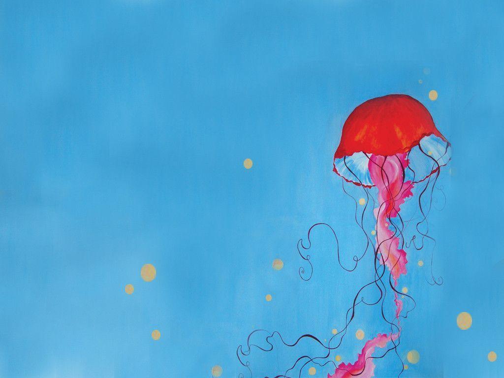 1024x768 Jellyfish Wallpaper