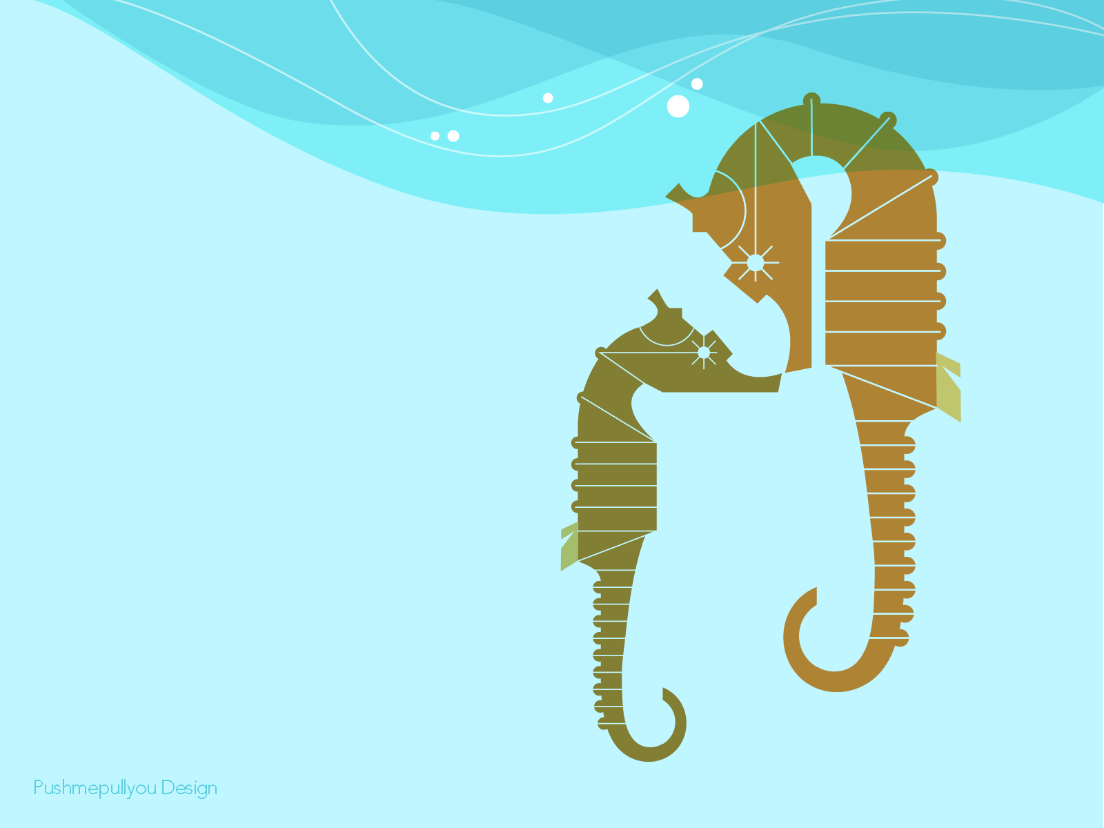 1600x1200 Sea Horse Wallpaper