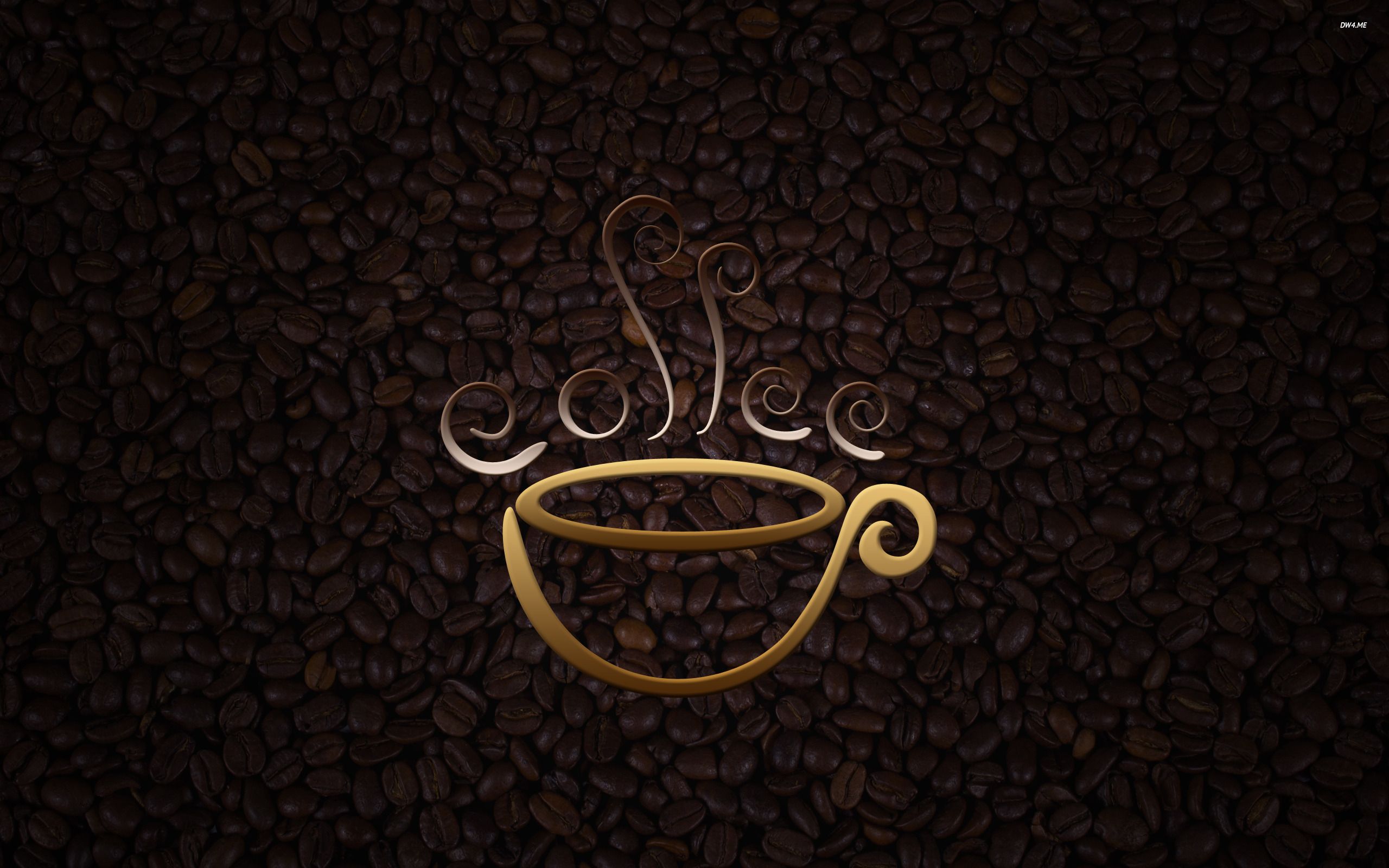 2560x1600 Coffee Logo Wallpaper