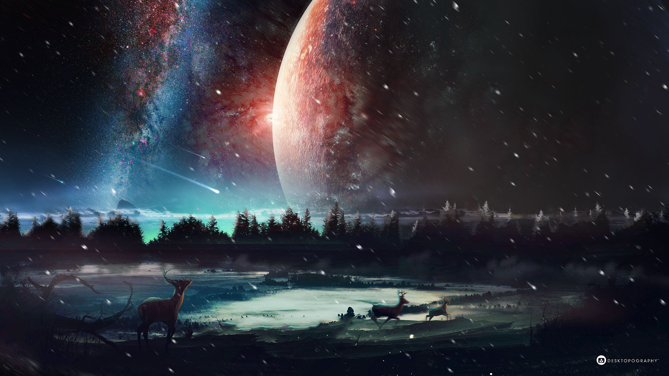 2560x1440 Fantasy Planets wallpaper 108