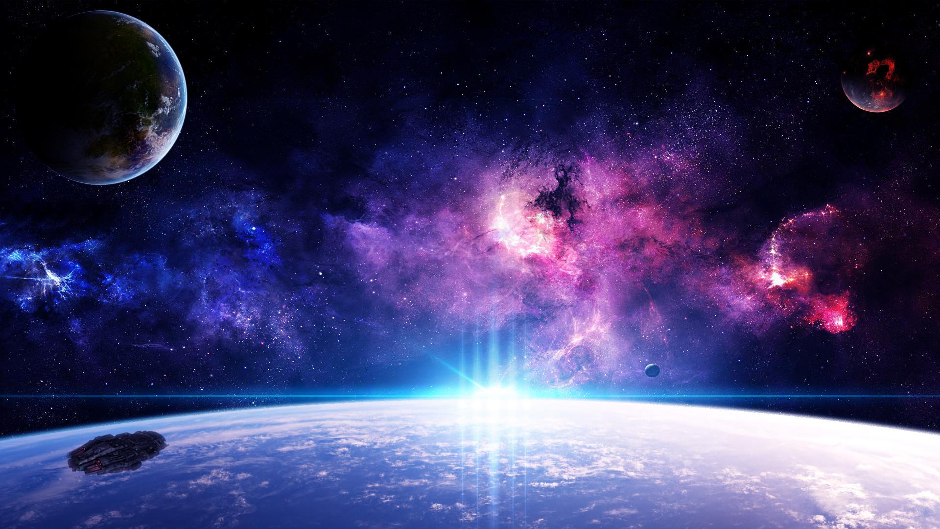 1920x1080 Fantasy Space Wallpaper