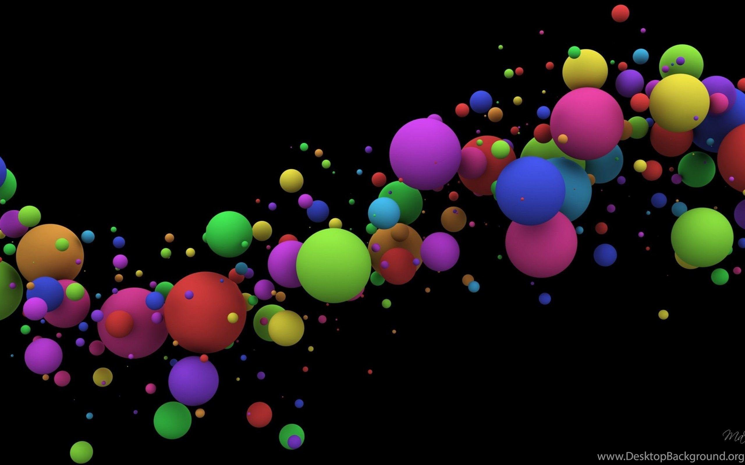 2560x1600 Colorful Bubble Wallpaper For iPhone Desktop Background