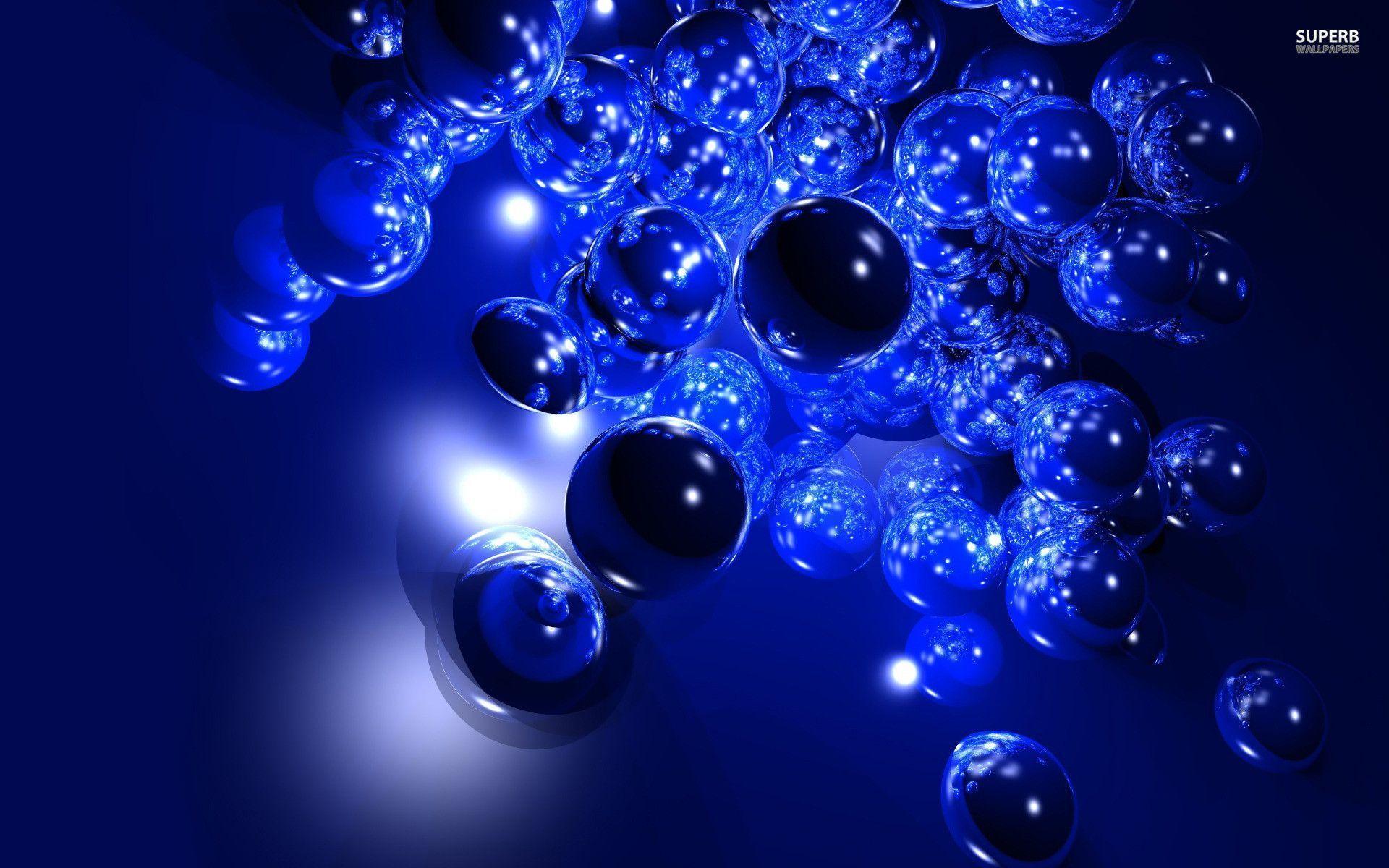1920x1200 Blue Bubble Wallpaper
