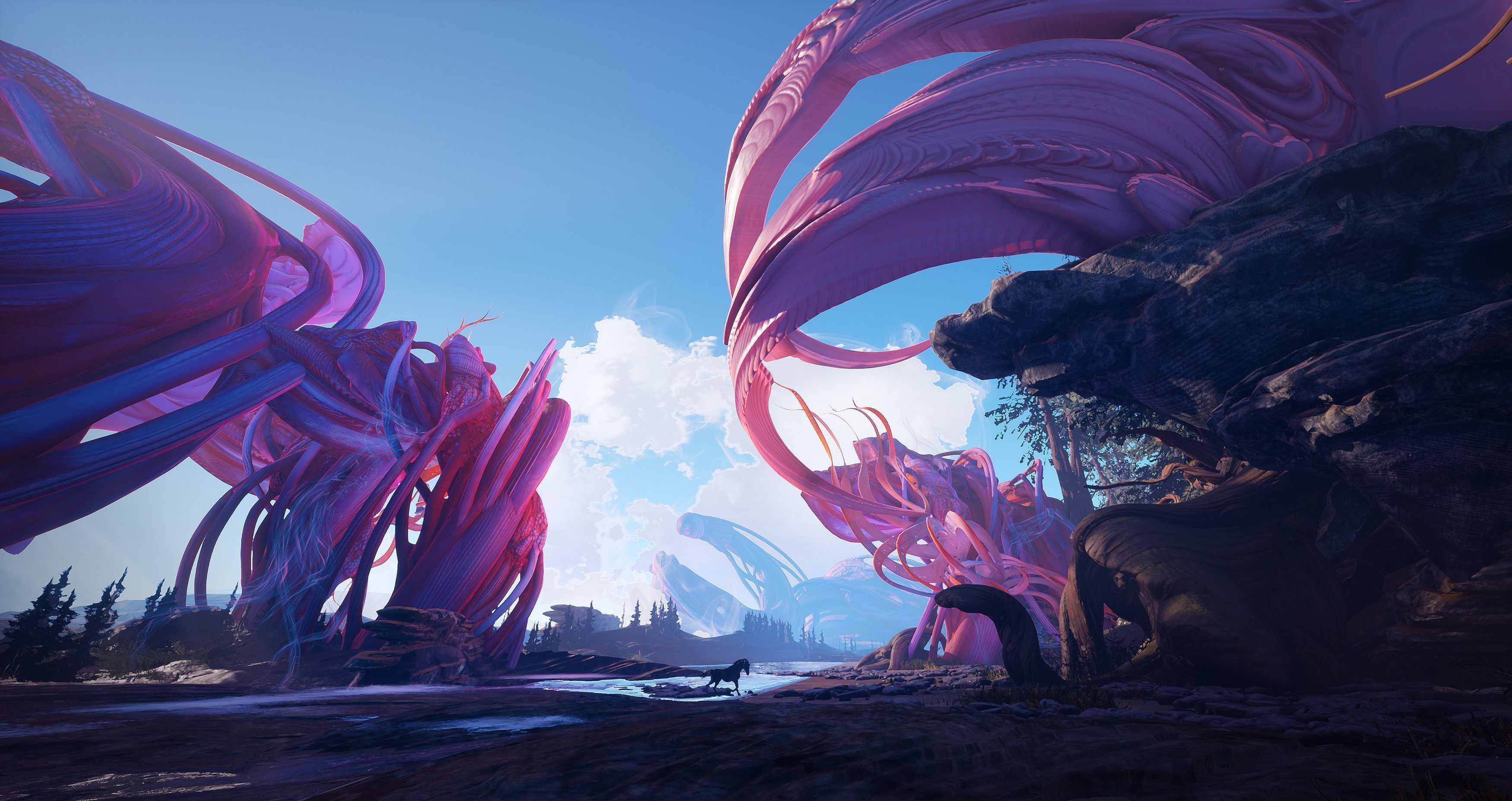 3500x1854 a fantasy world [2560×1440]
