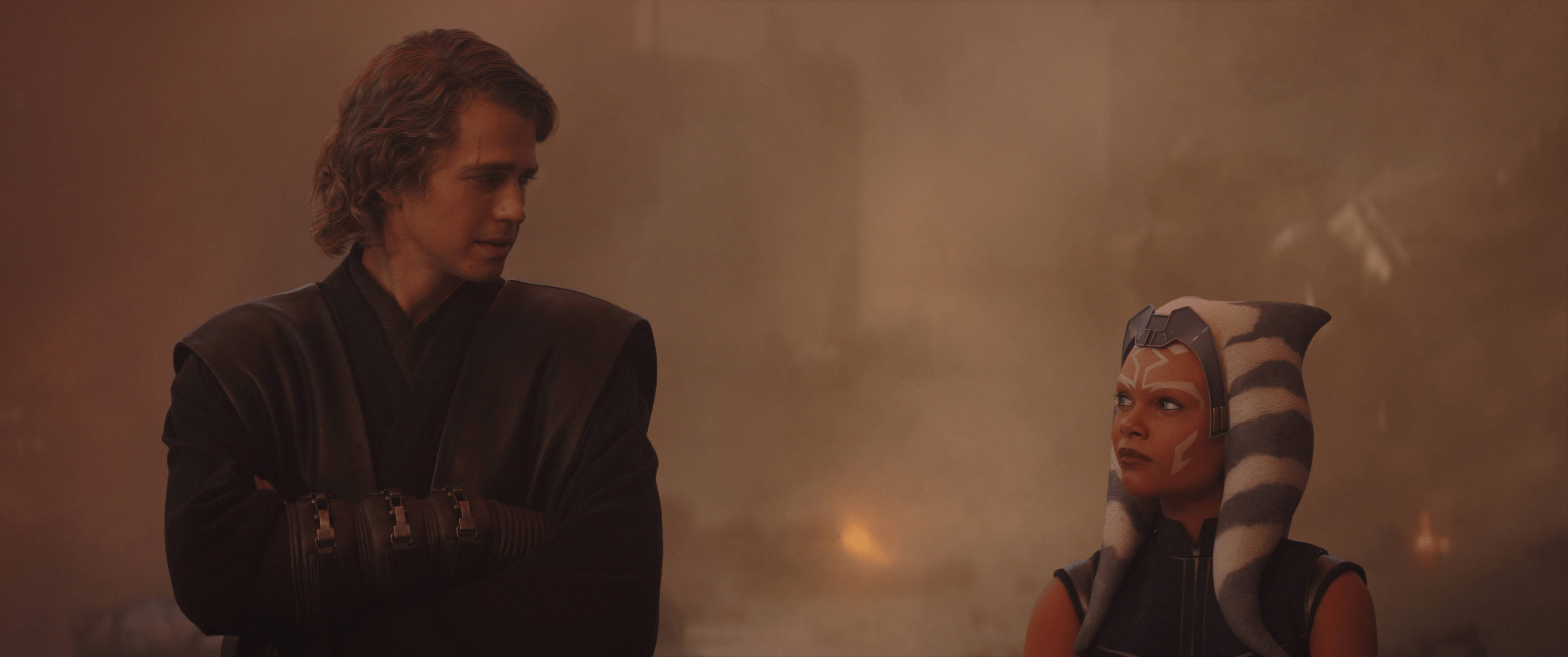 3840x1608 Ahsoka and Anakin HD Wallpaper