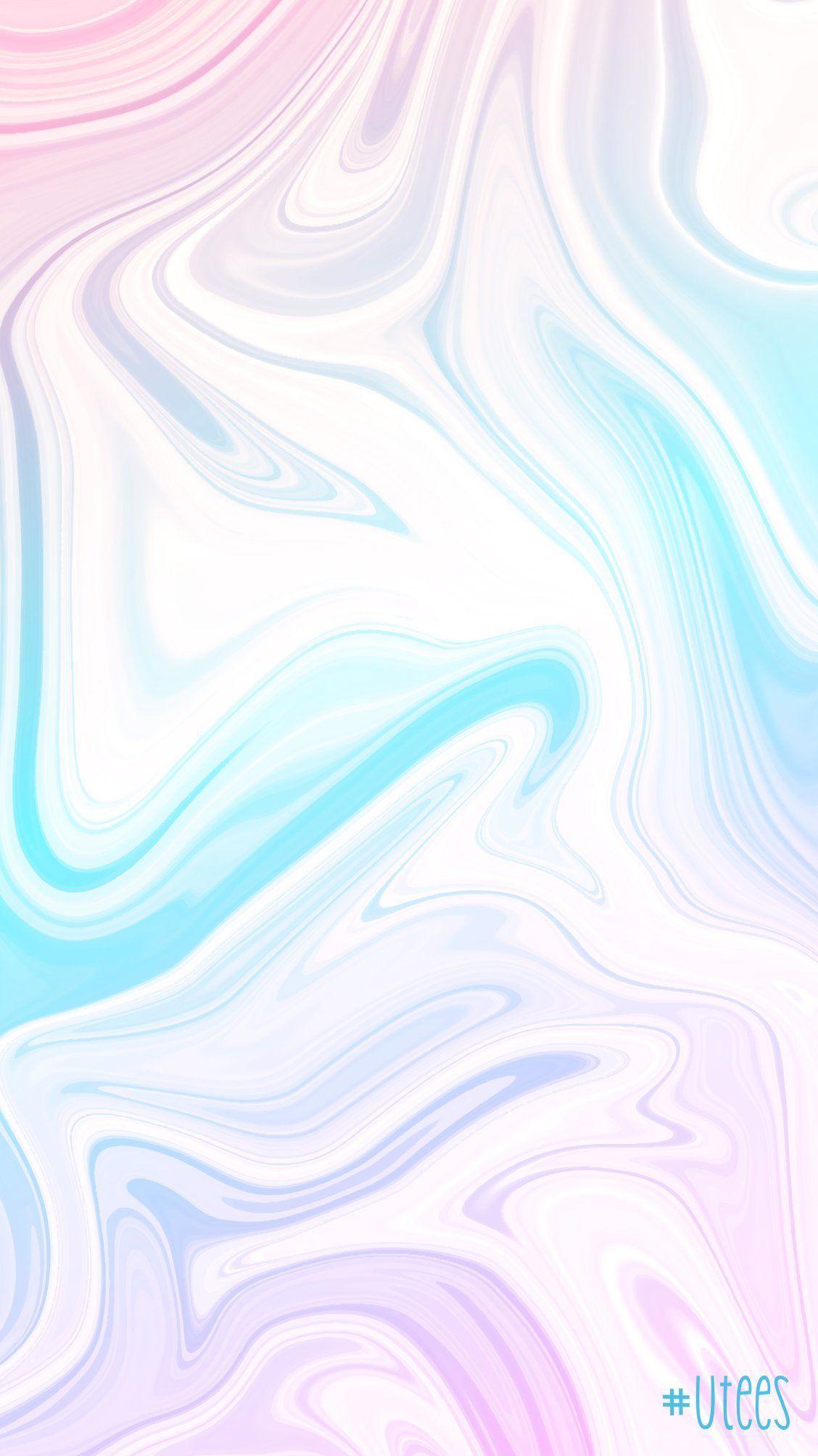 Girly Blue Iphone Wallpaper