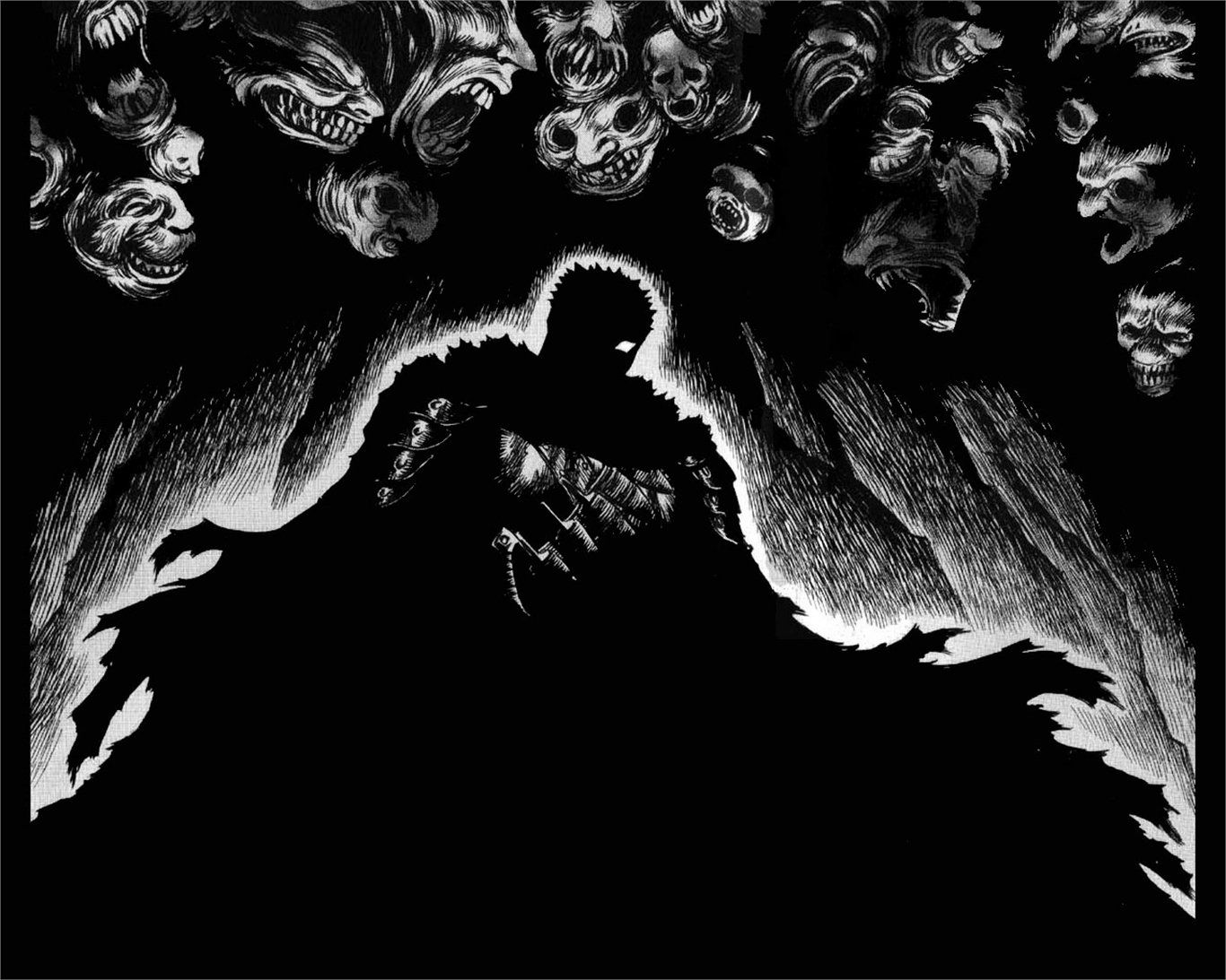 1366x1093 Anime Berserk Wallpaper