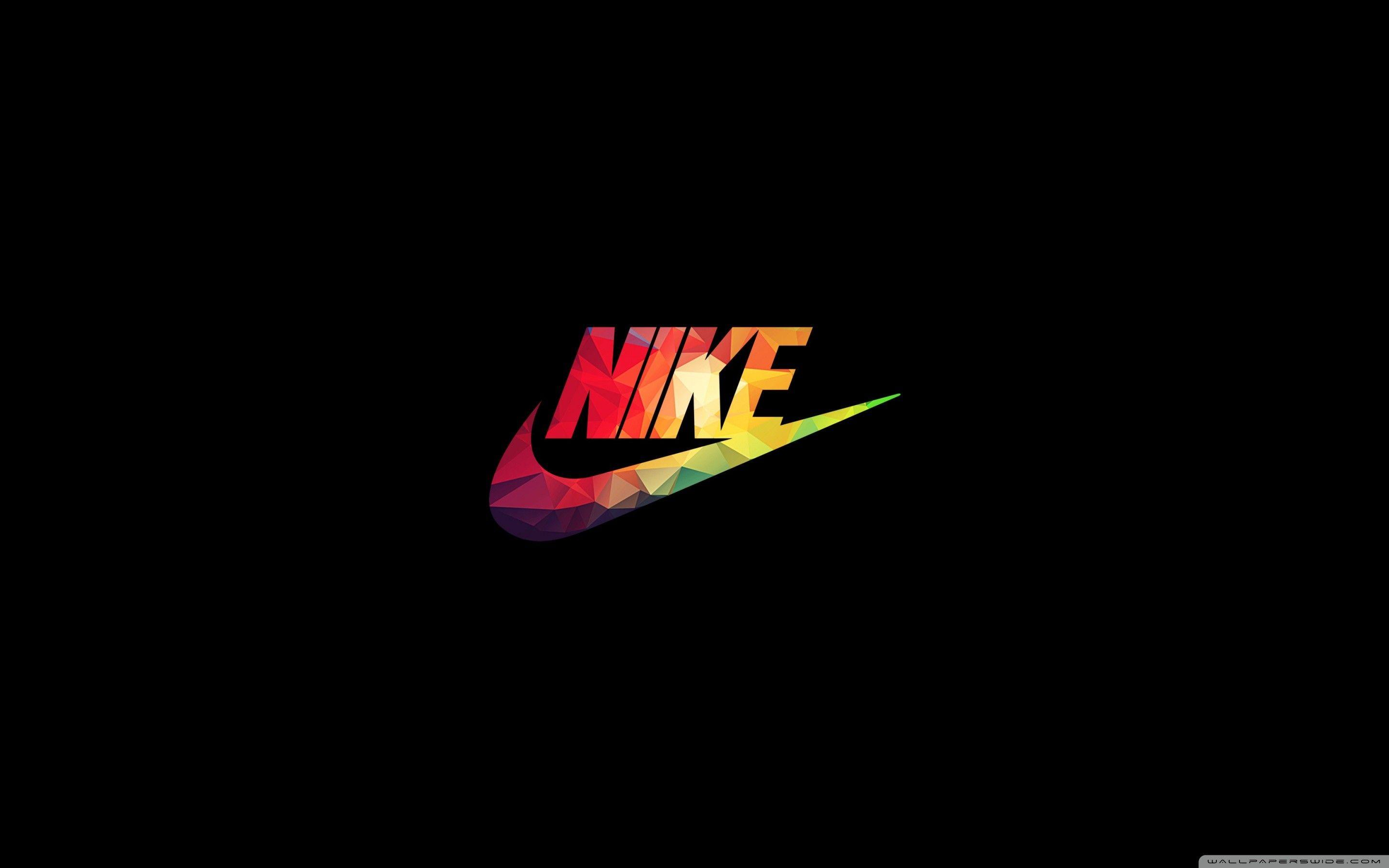 nike logo multicolor