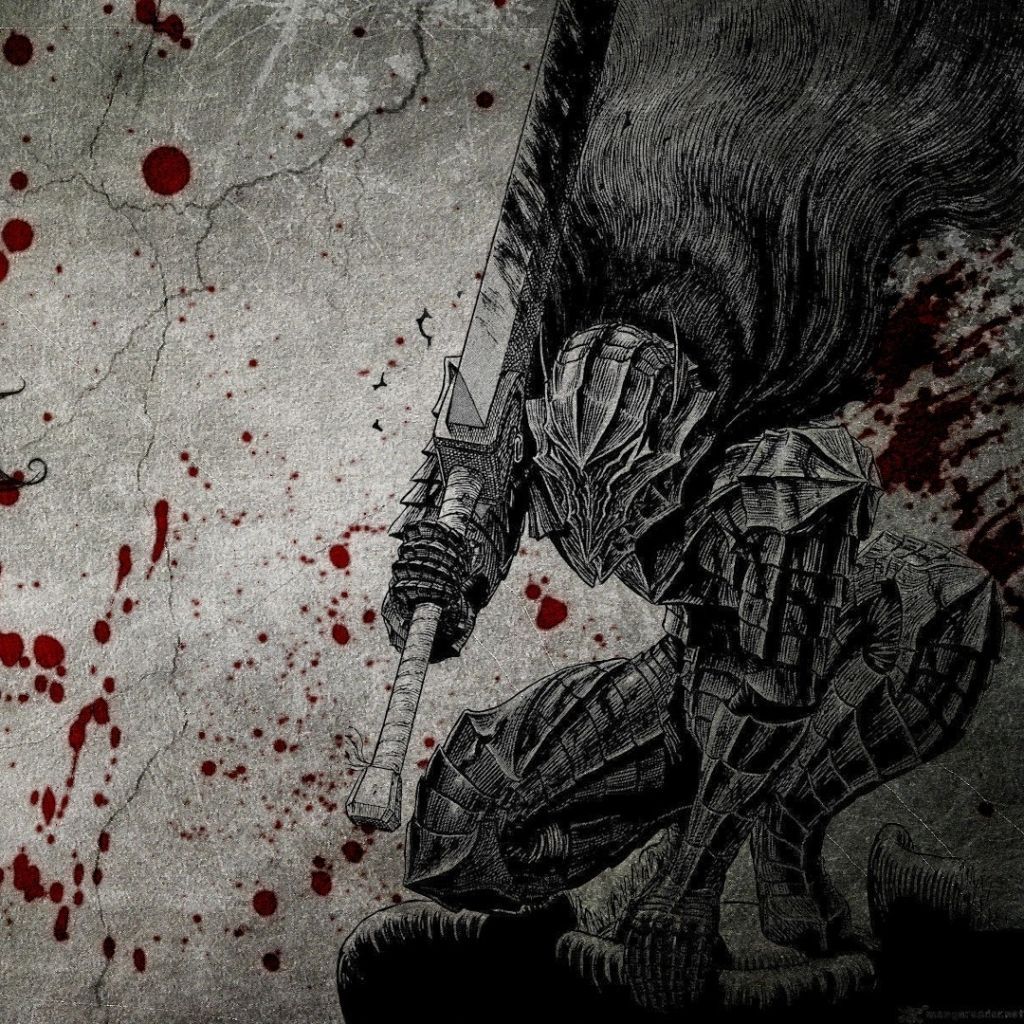 1024x1024 wallpaper: Anime, Berserk, 1219845