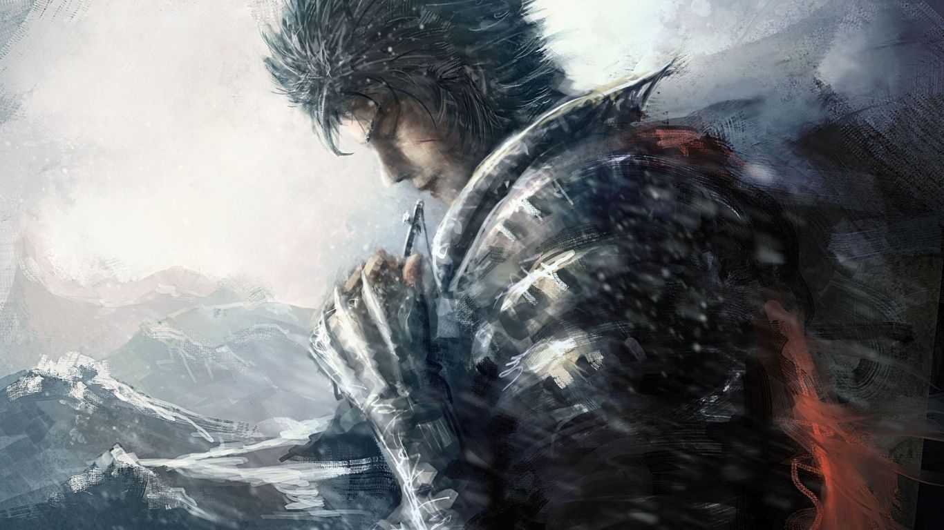 1366x768 Download wallpaper 1366x768 pray, art