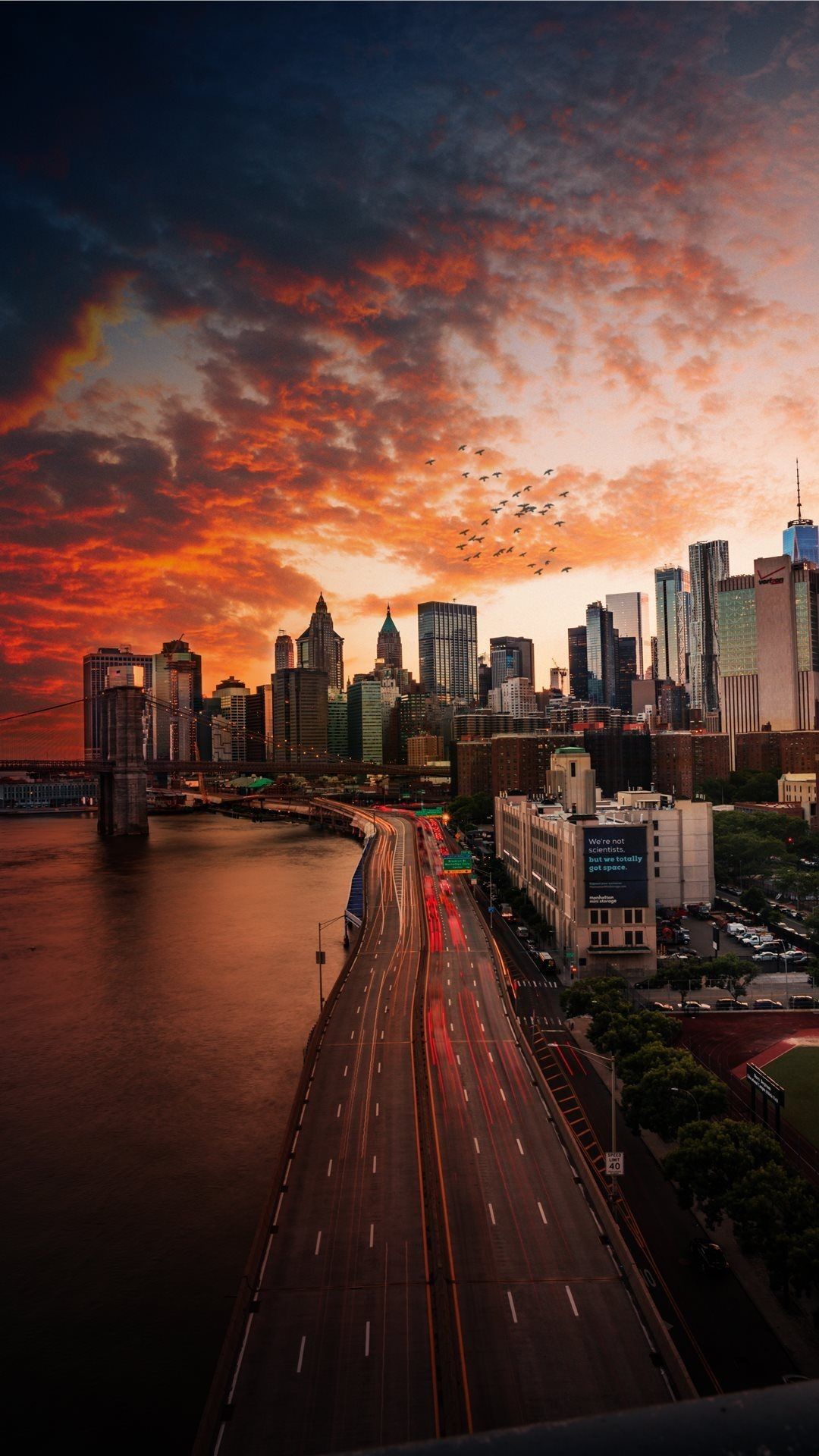 1080x1920 Luxury City Sunrise Wallpaper. New