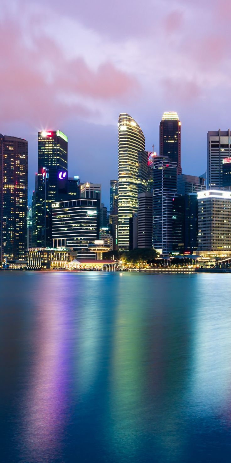 736x1472 Singapore, cityscape, skyline