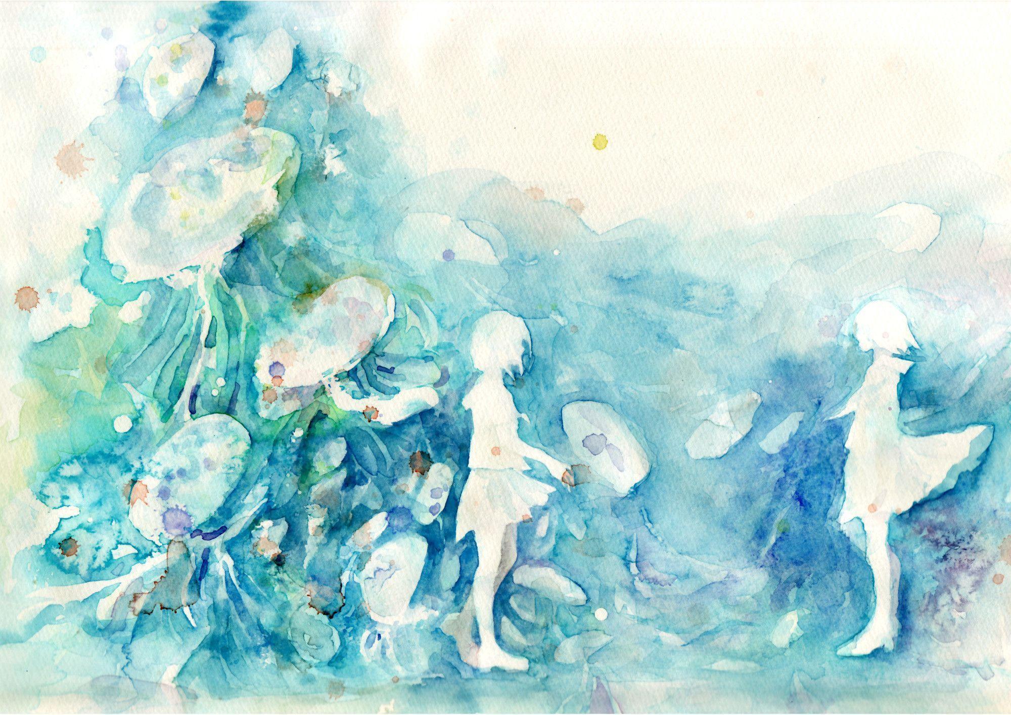 2000x1414 Watercolor Wallpaper