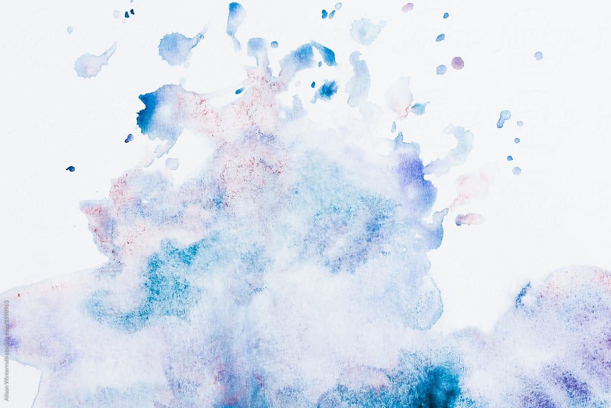 1200x801 Purple And Blue Abstract Watercolor Background