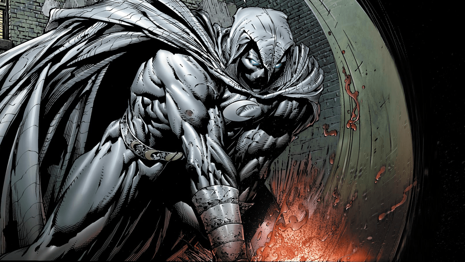 Moon Knight. Лунный рыцарь ориджин. Лунный рыцарь Веном. Ultimate Moon Knight.