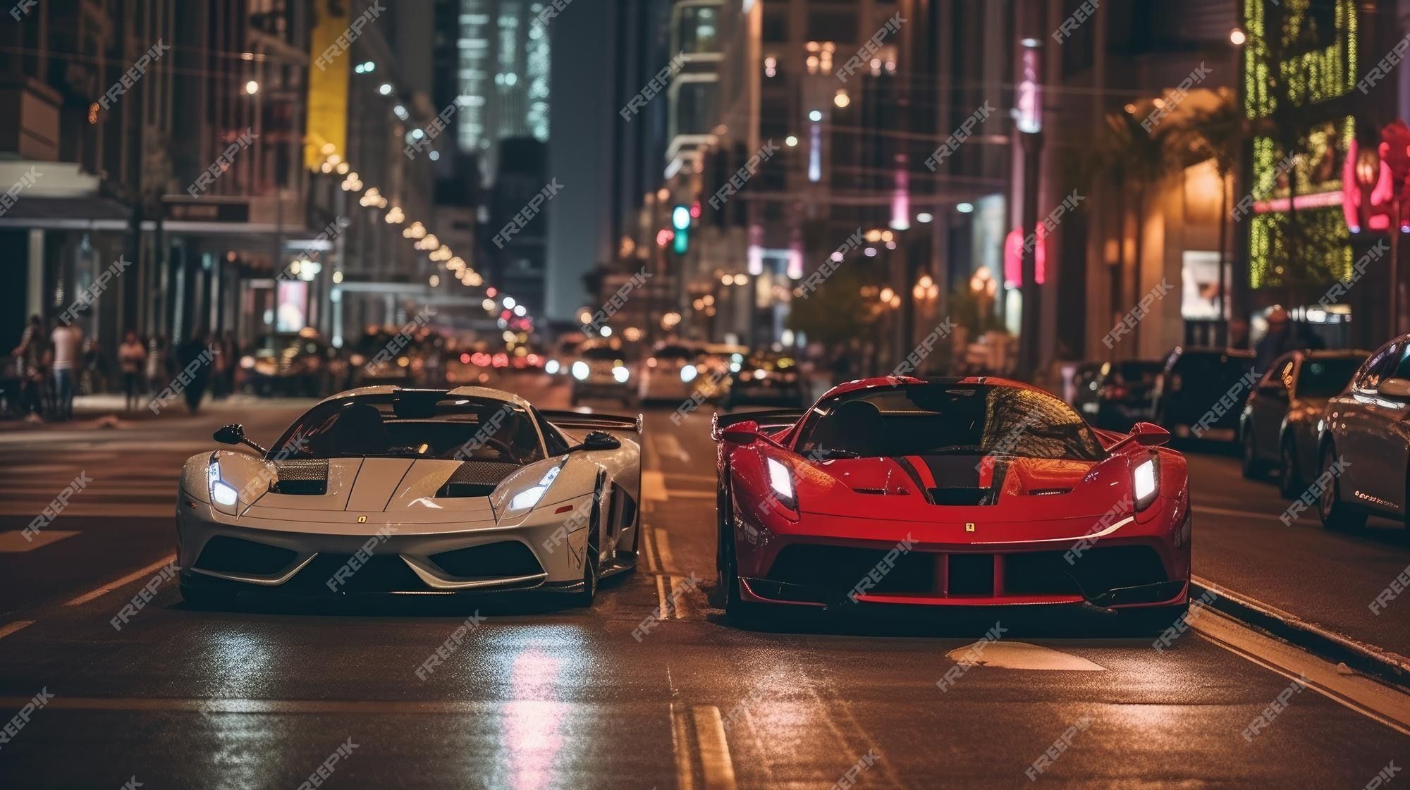 2000x1121 Premium Photo. Luxury sports car at