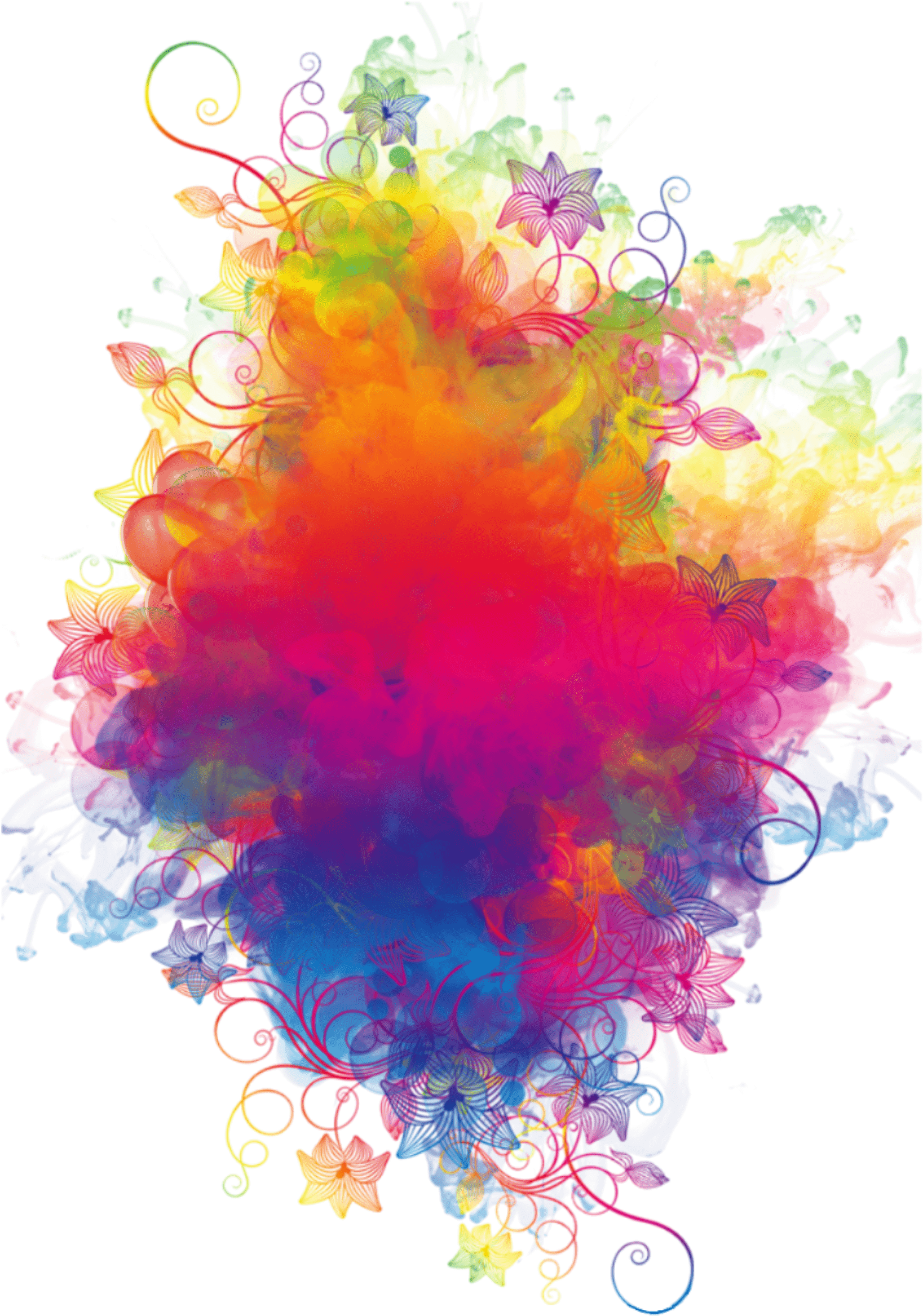 Rainbow Paint Splatter Transparent Paint Splatter Png Clipart Large Images