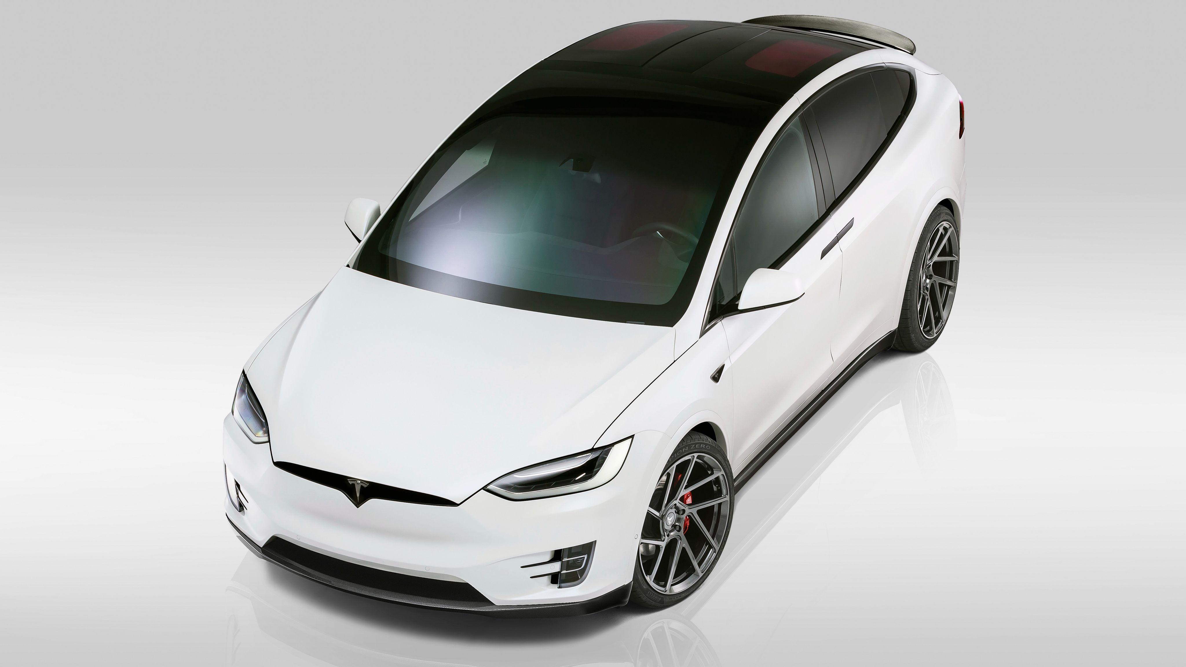 4096x2304 Novitec Tesla Model X 2017 Wallpaper. HD Car Wallpaper