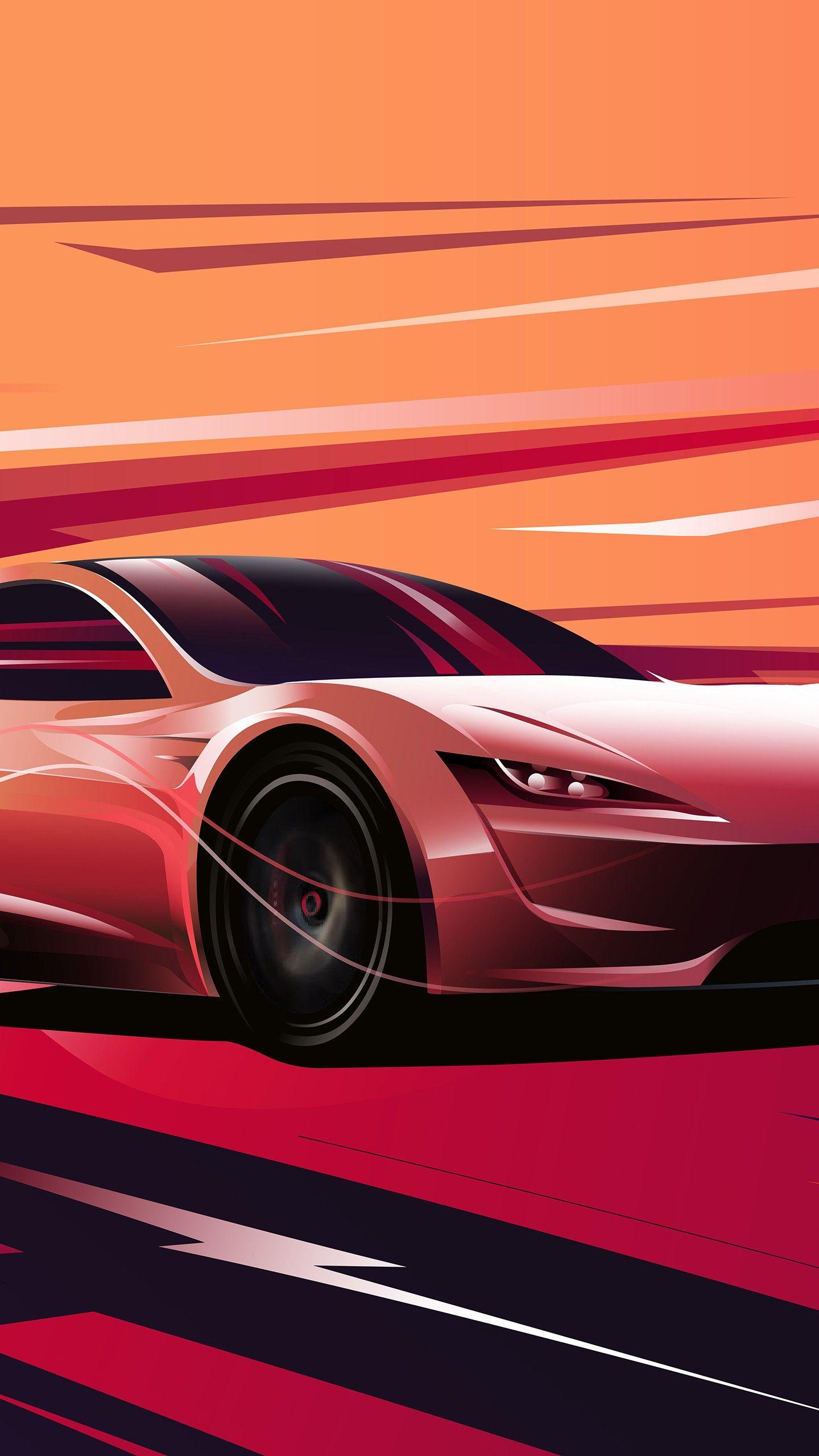 1440x2560 Tesla Roadster 2020 4K 8K Wallpaper