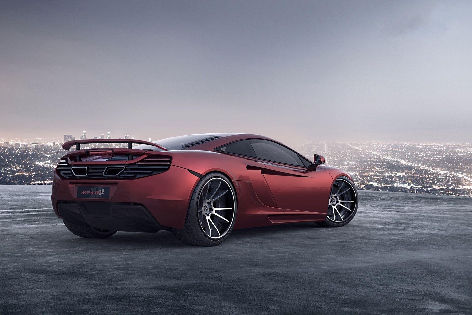 1920x1280 Matte Red McLaren MP4 12C Spyder. Point A To B. Mclaren