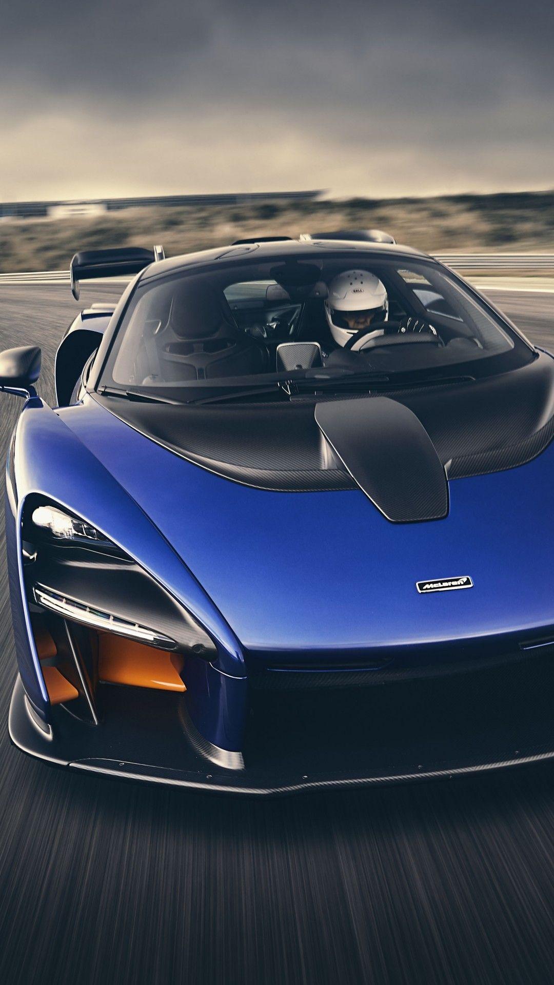 1080x1920 Download 1080x1920 Mclaren Senna, Blue, Luxury Cars