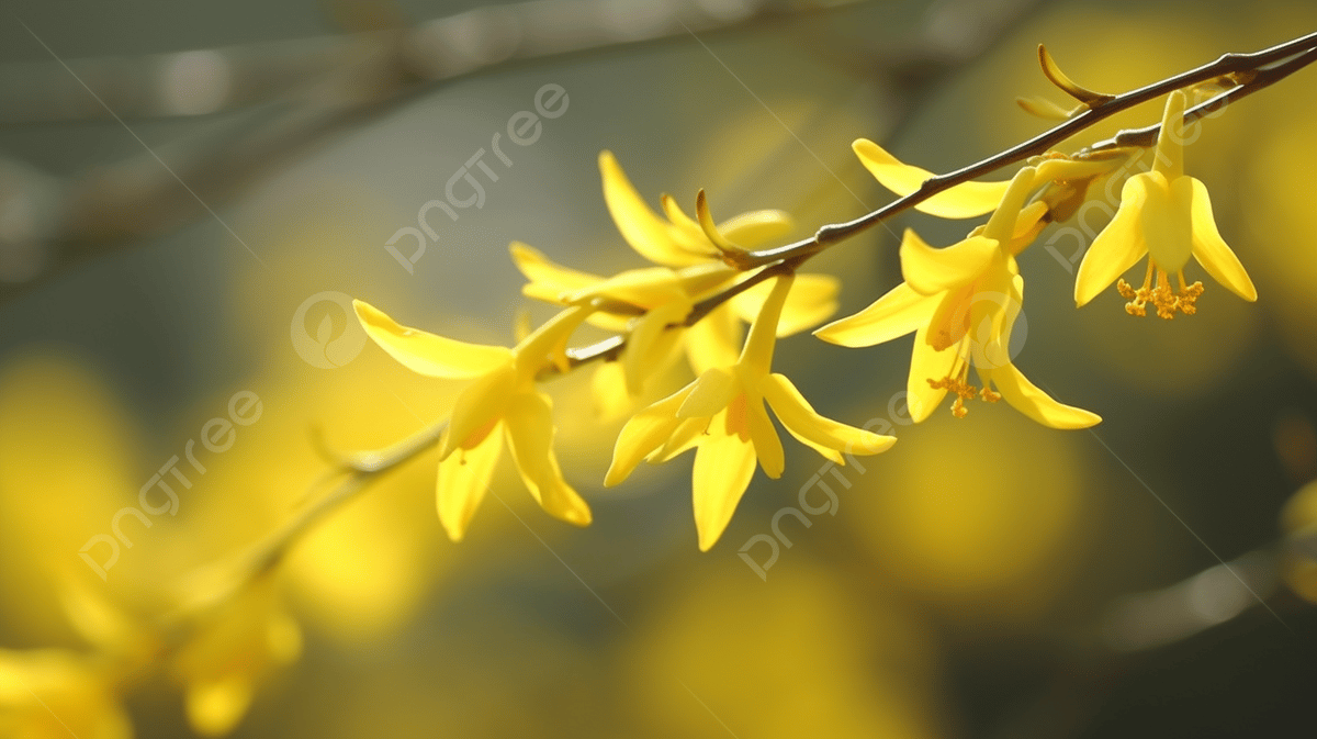 1200x673 Forsythia Flower In Late Spring