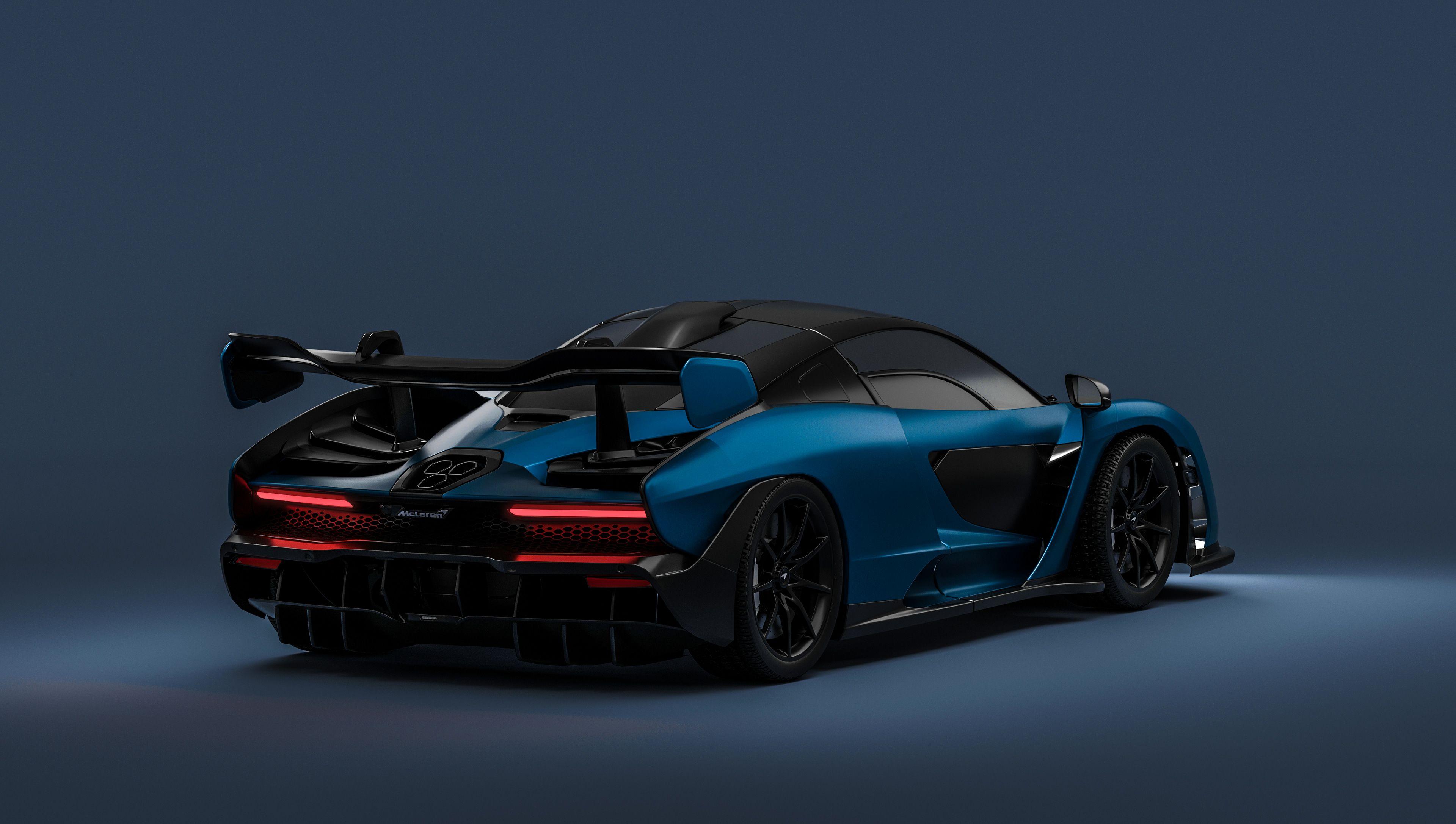 3840x2175 Mclaren Senna Rear 4k Senna Blue 4k