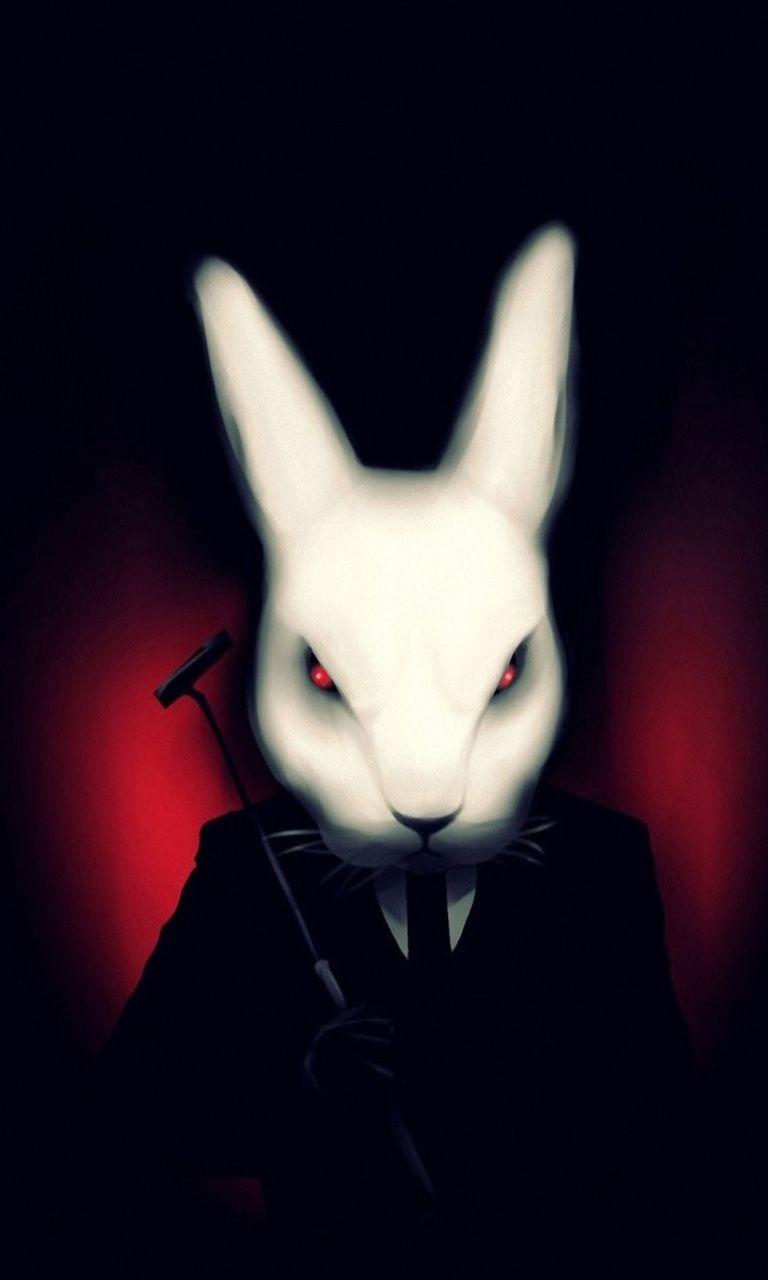 768x1280 Evil Rabbit Mobile Wallpaper for 768x1280 Free