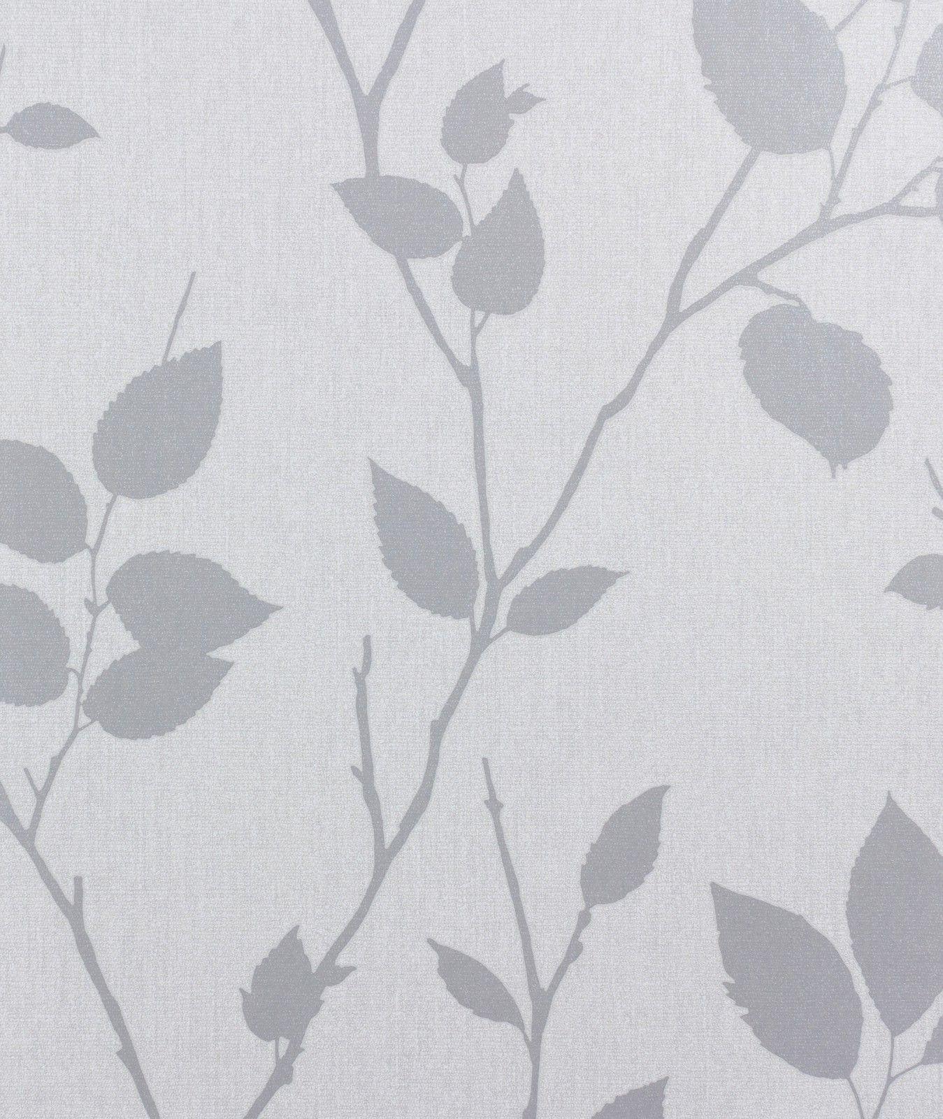 1349x1600 Graham & Brown Superfresco Non Woven Wallpaper Element 31 872 31872 Leaves Grey
