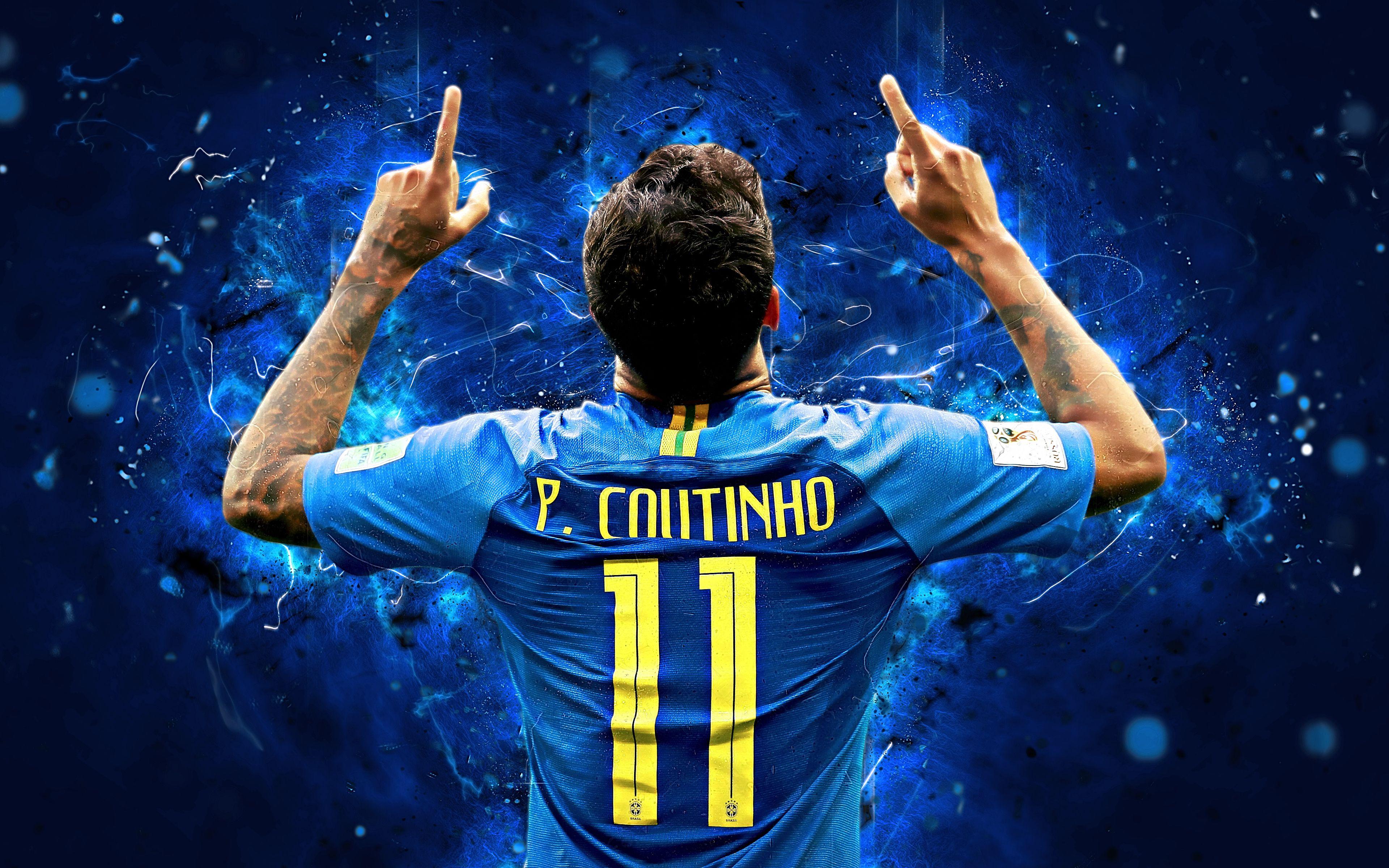 3840x2400 Philippe Coutinho 4k Ultra HD Wallpaper