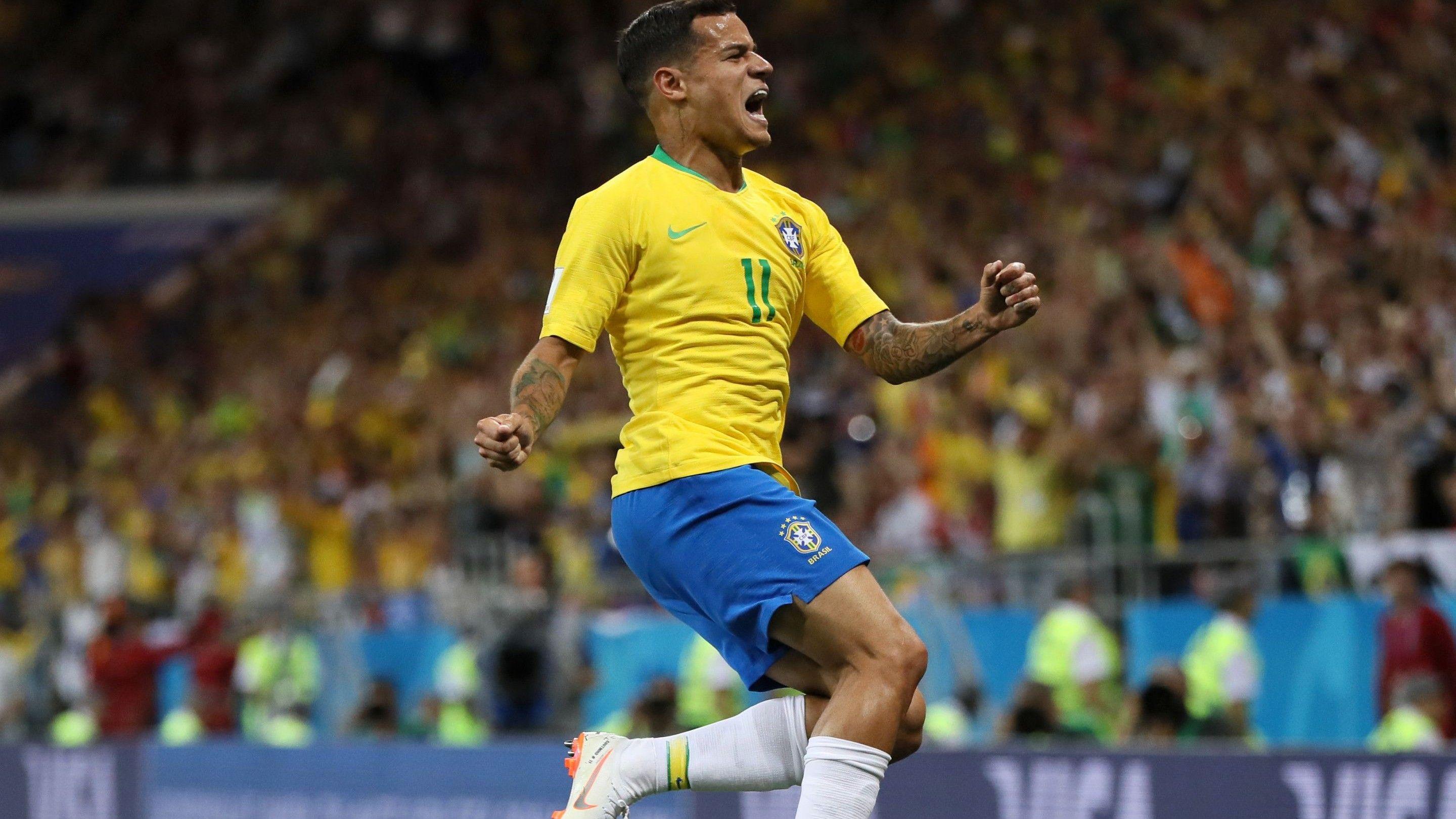 2880x1620 Philippe Coutinho Brazilian Footballer 2018 FIFA World Cup
