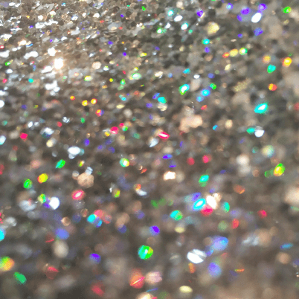 1000x1000 Glitter Wall Store Silver Hologram Glitter Wallpaper