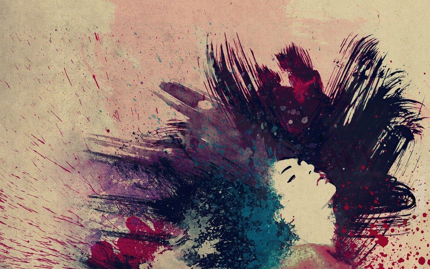 1440x900 Paint Splatter Abstract 1440x900 Resolution HD 4k