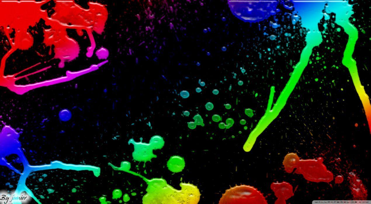 1270x698 Purple Black Splatter Background 4k