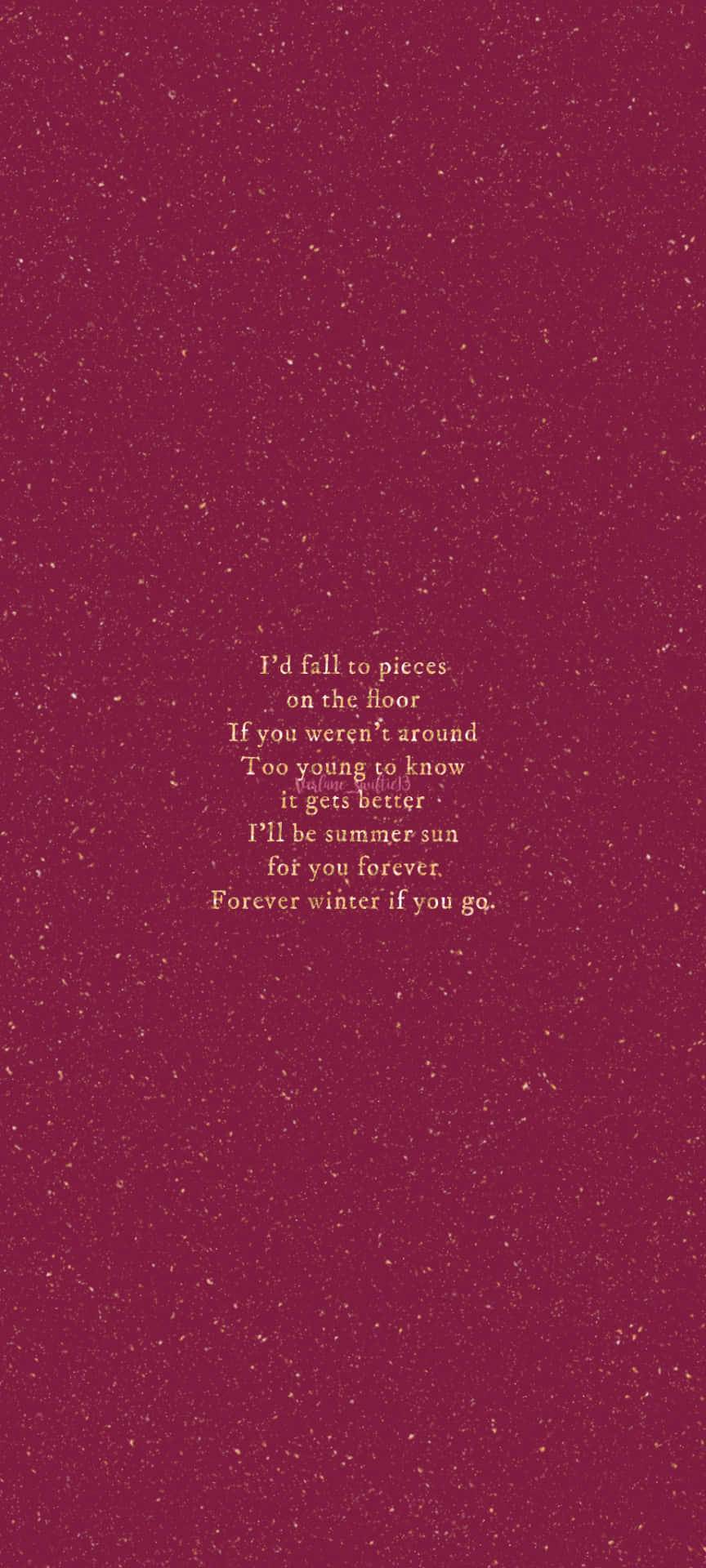864x1920 Taylor Swift Song Lyrics Wallpaper