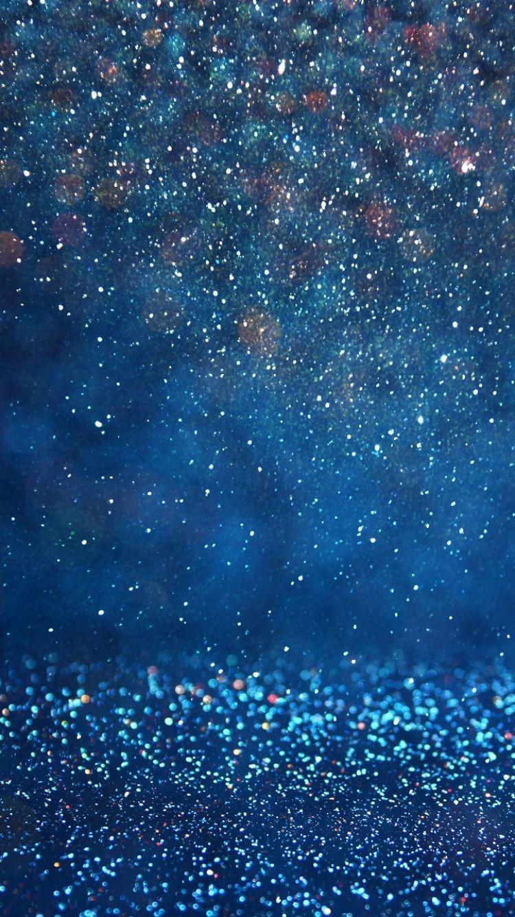 750x1334 iPhone Wallpaper Glitter, Px Wallpaper Blue Glitter