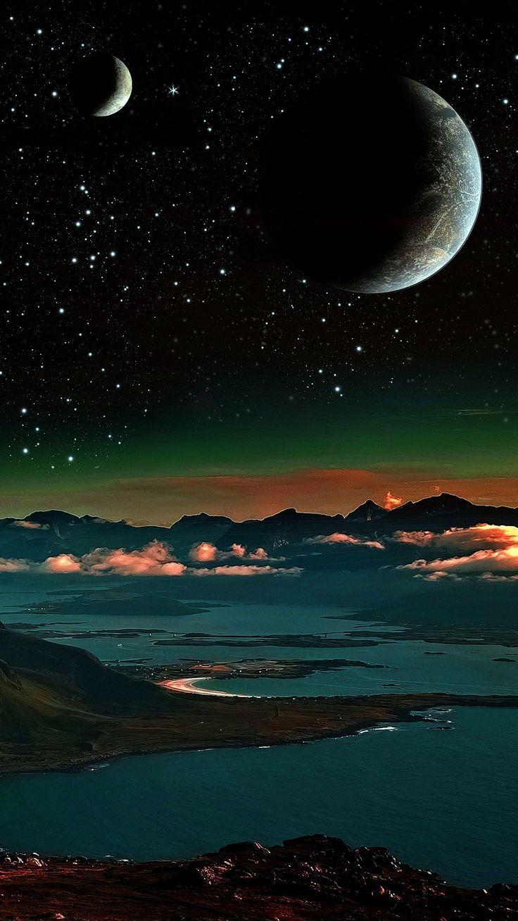 736x1308 Nature Wallpaper: Moon. Tap to see more beautiful Nature