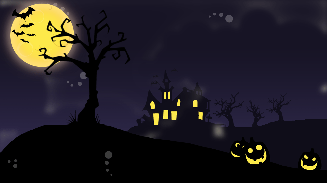 1366x768 Halloween Wallpaper on