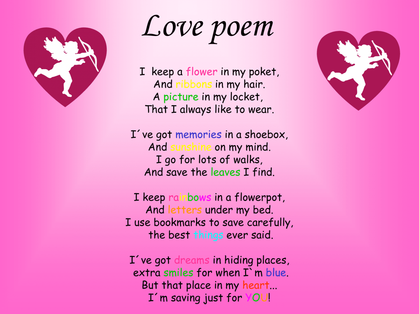 1440x1080 Love Poetry Wallpaper
