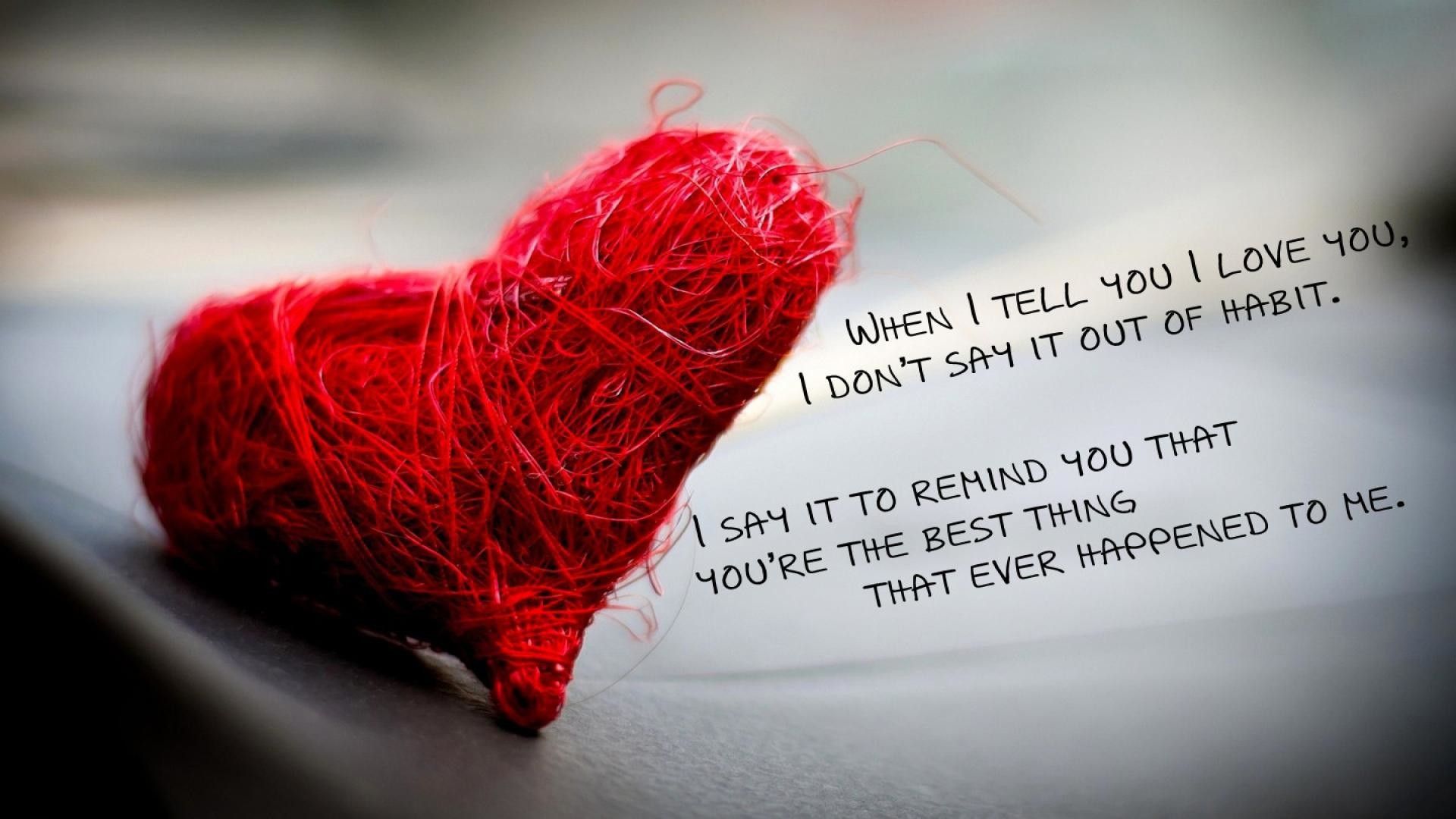 1920x1080 Love Poetry Wallpaper