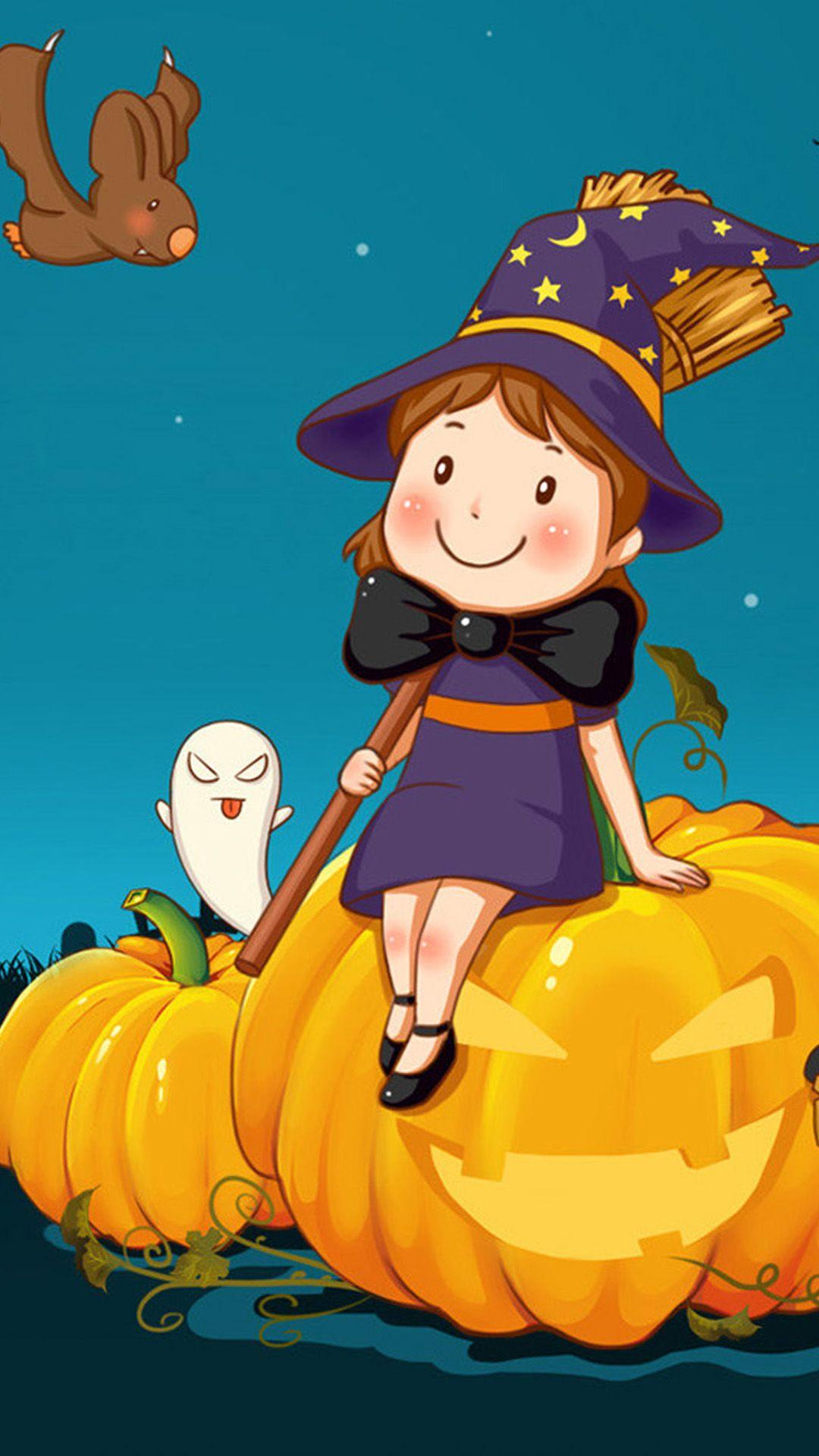 1080x1920 Cute Halloween Android wallpaper HD wallpaper