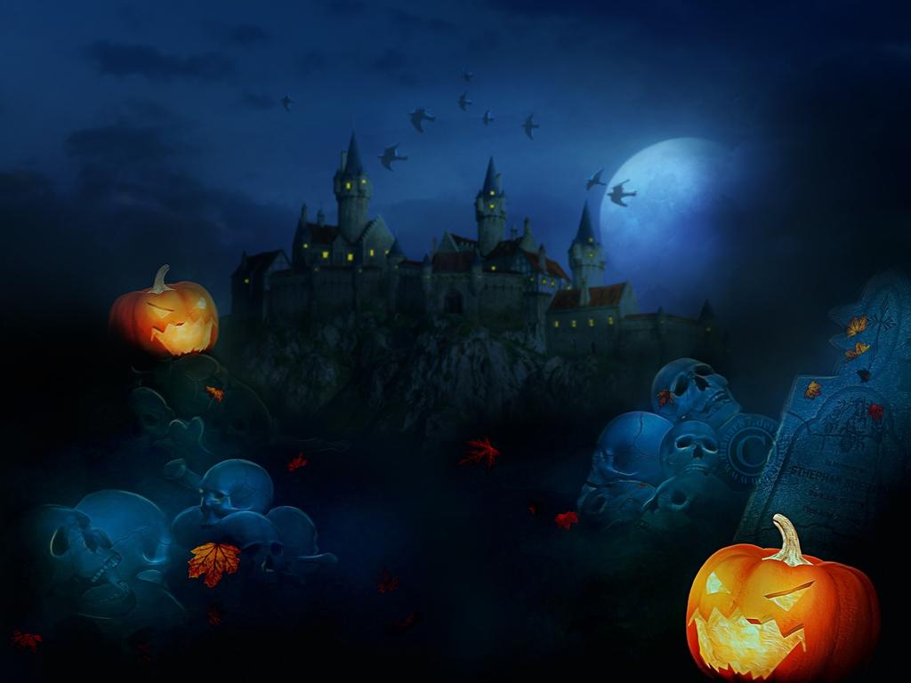 1024x768 Halloween Wallpaper HD