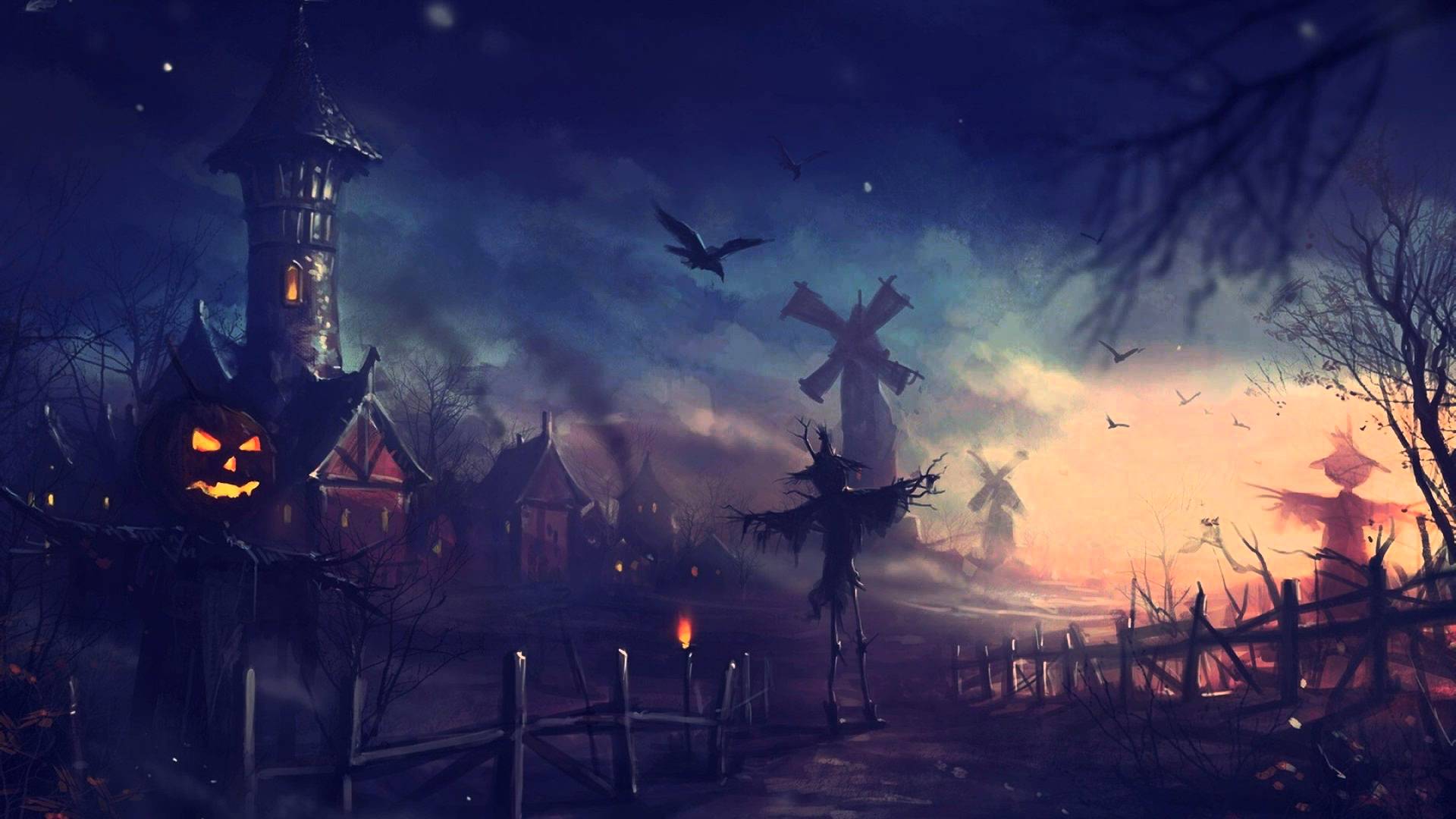 1920x1080 Anime Halloween Wallpaper , Find HD Wallpaper For Free
