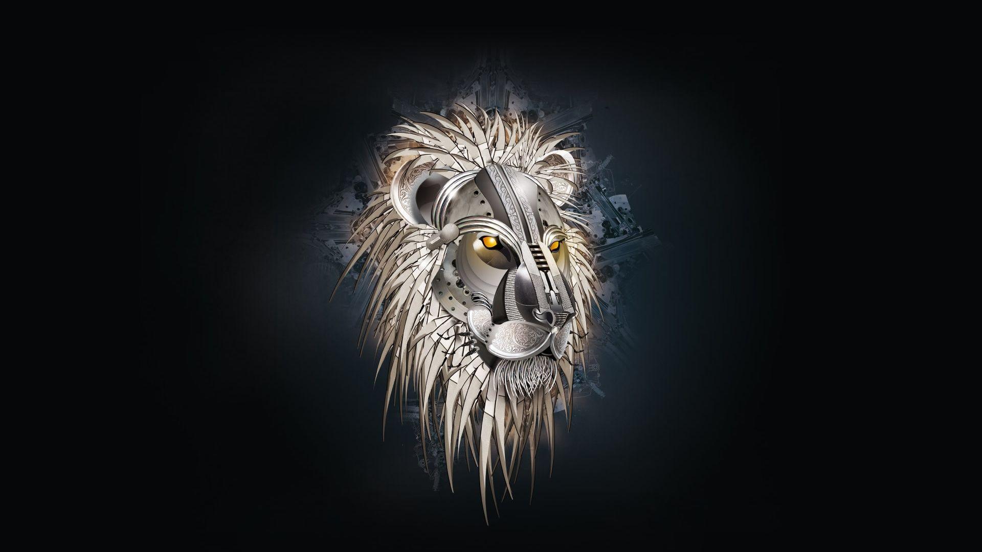 1920x1080 Cool Lion Wallpaper