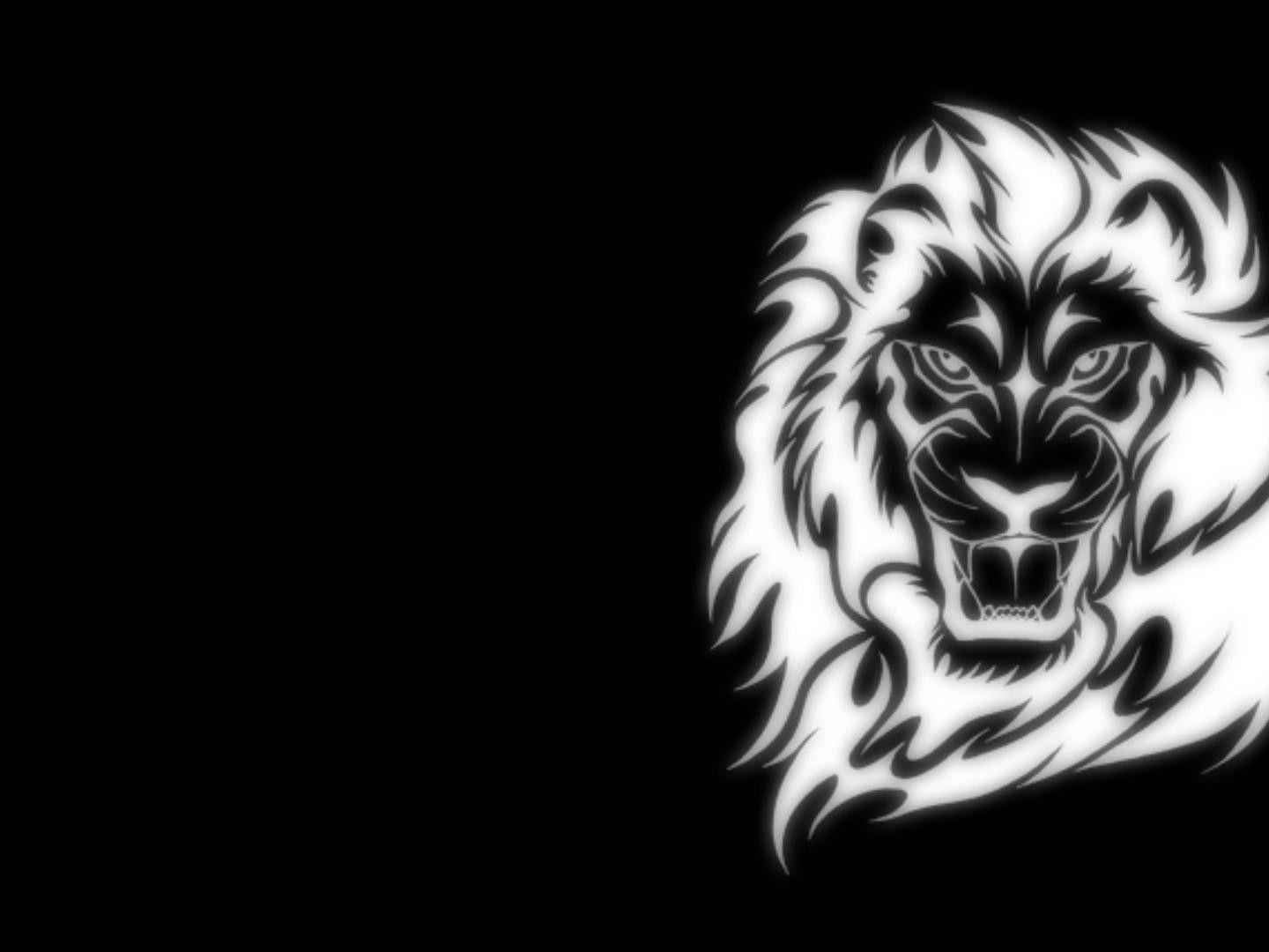 1440x1080 Glowing Lion Art HD desktop wallpaper : Widescreen : High